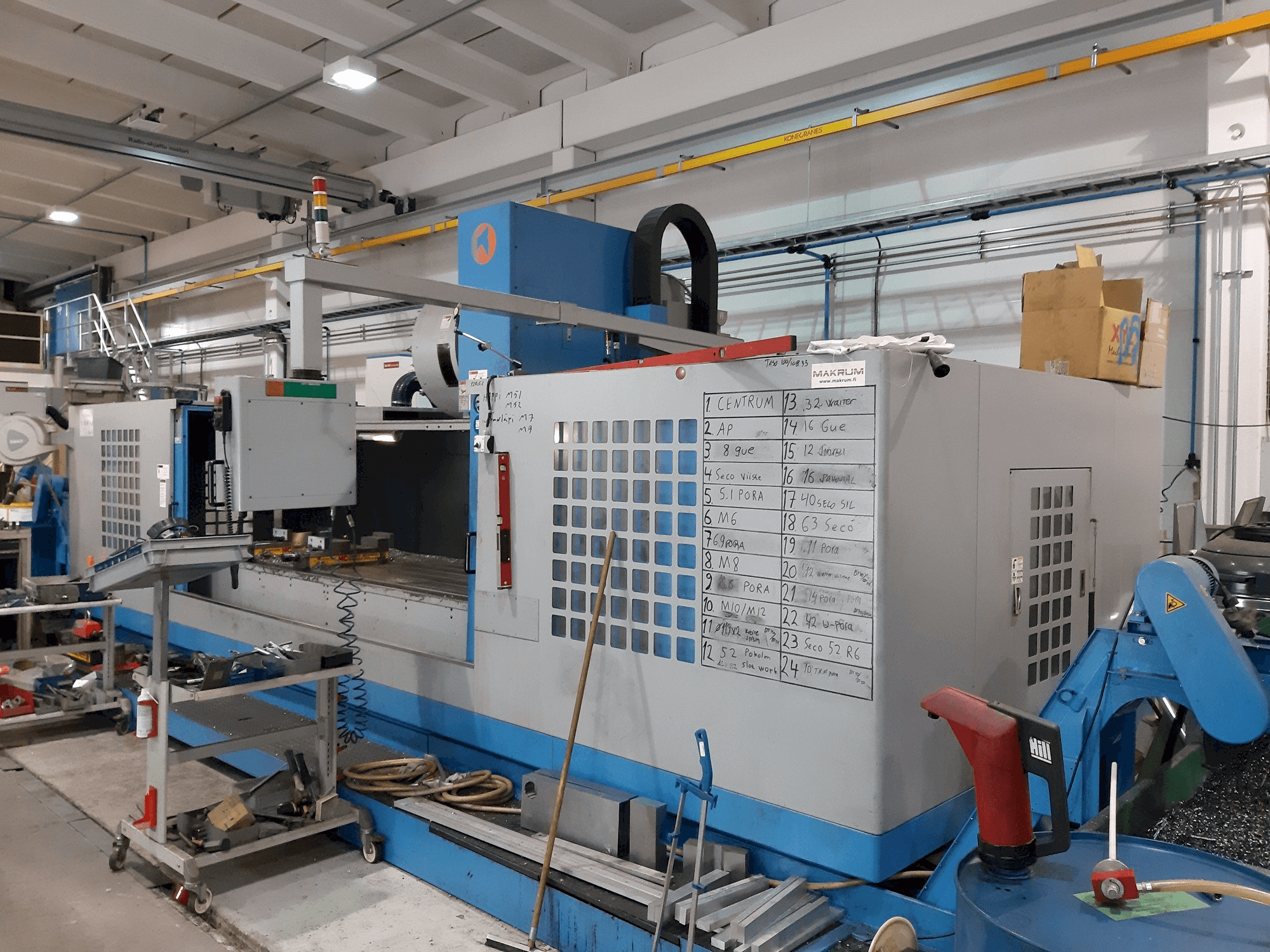 Vista Frontal da Takumi V32 máquina