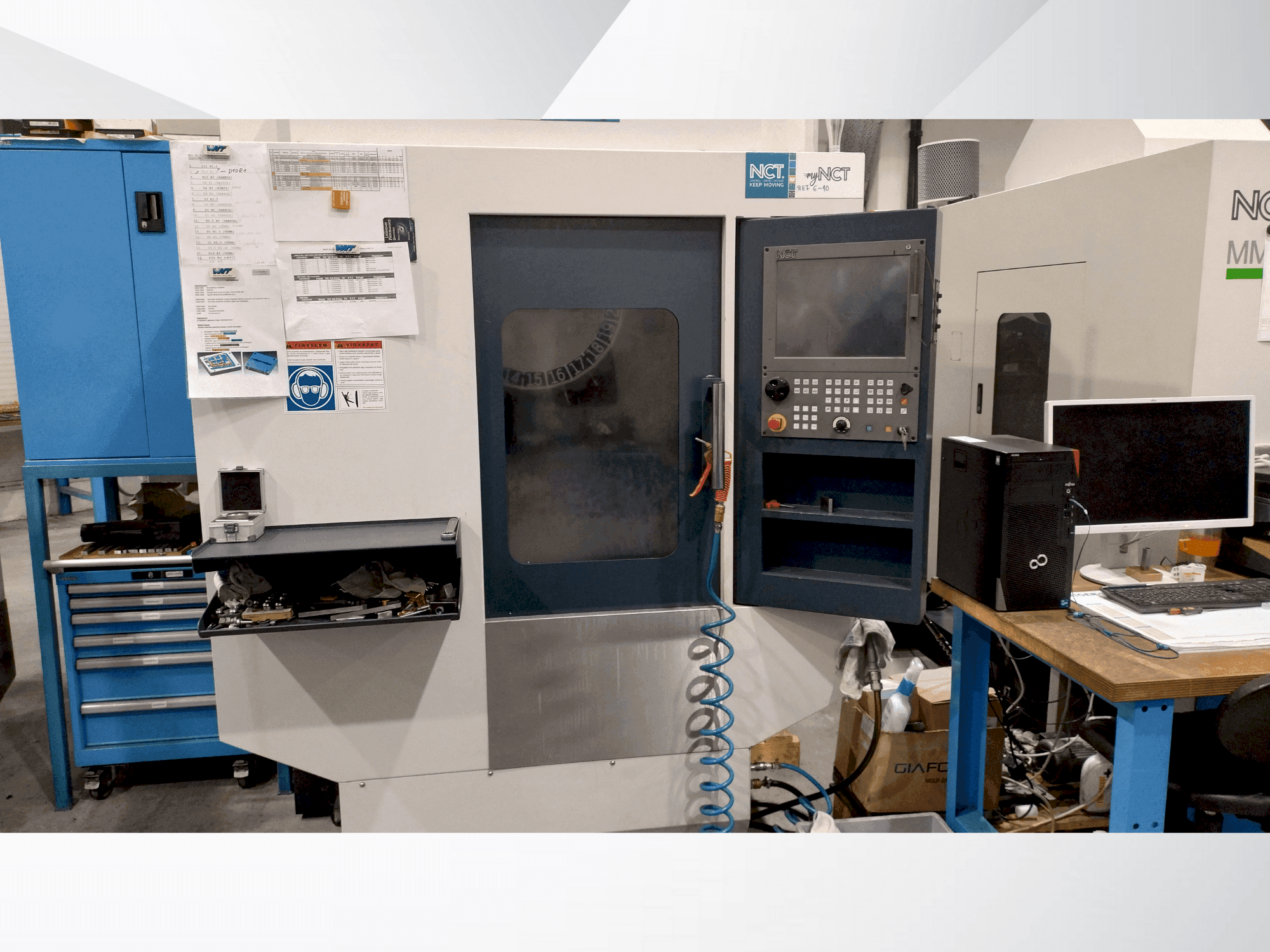 Vista Frontal da NCT VD-510S máquina