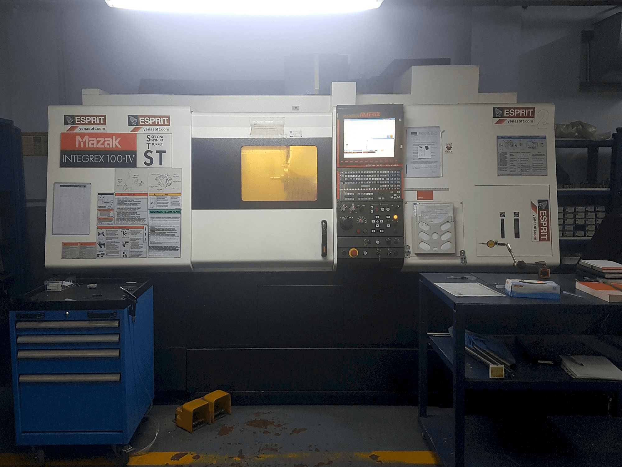 Vista Frontal da Mazak Integrex 100-IV máquina