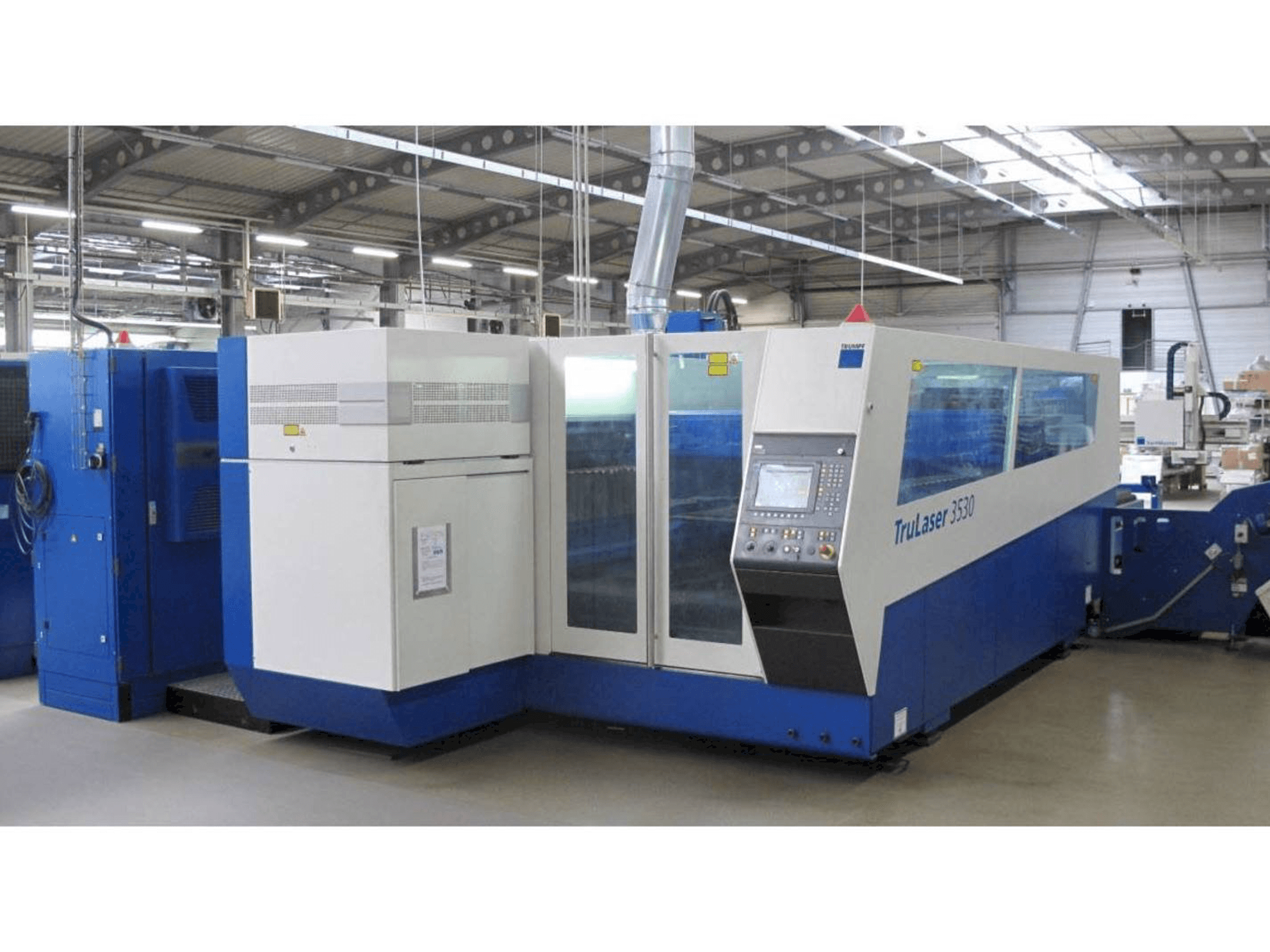 Vista Frontal da Trumpf TruLaser 3530 + Lift Master máquina