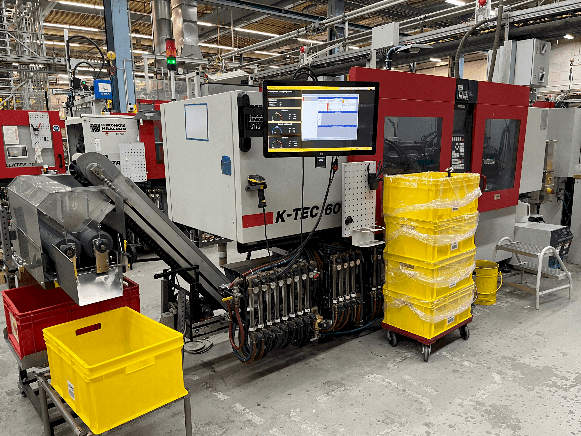 Vista Frontal da FERROMATIK K-TEC 60 S máquina