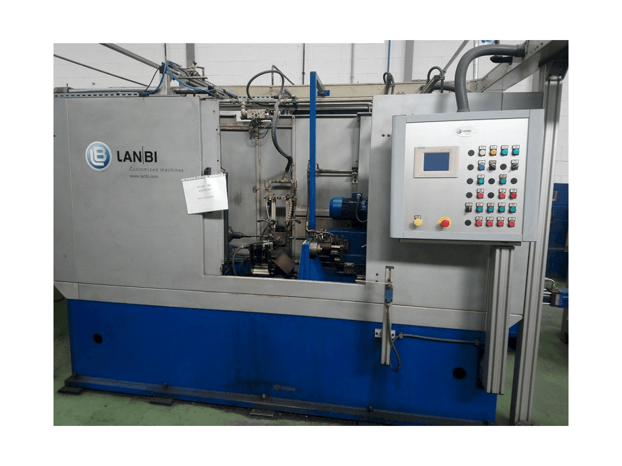 Vista Frontal da Lanbi máquina