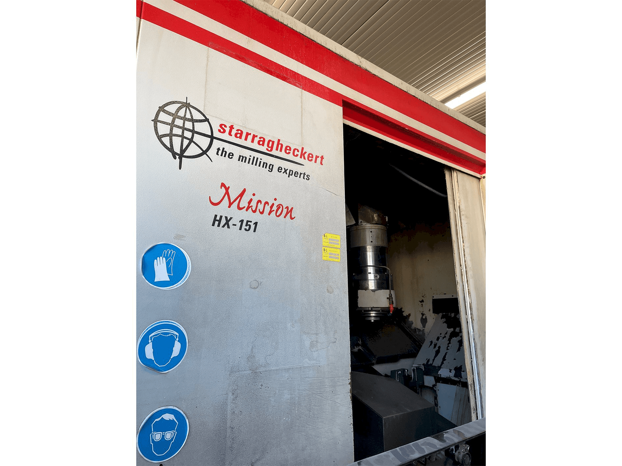 Vista Frontal da Starrag HX 151 (2004) máquina