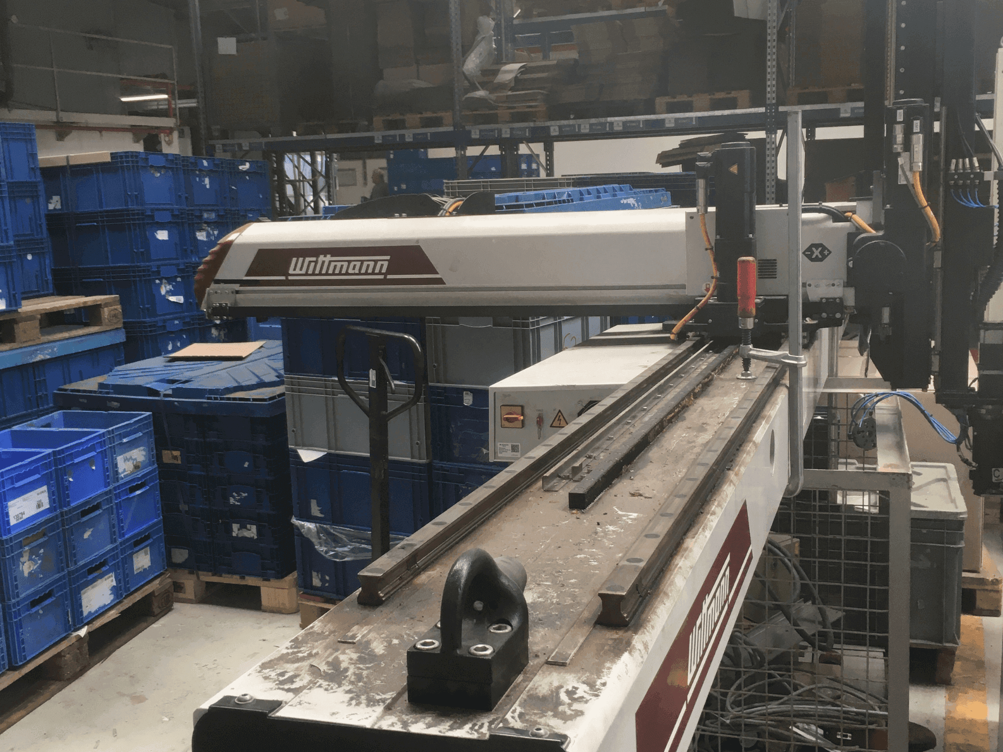 Vista Frontal da WITTMANN W743 máquina