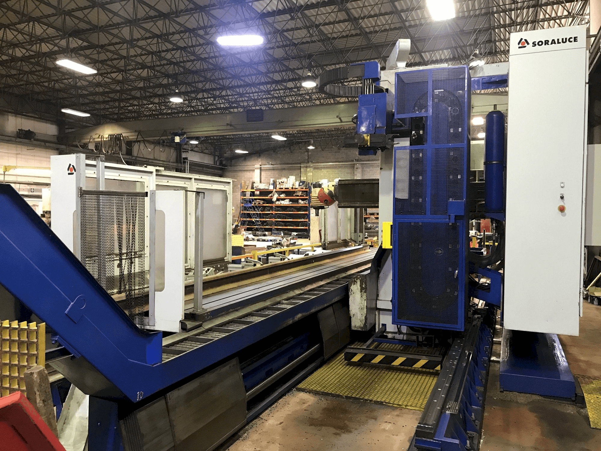 Vista Frontal da Soraluce SLP 8000 máquina