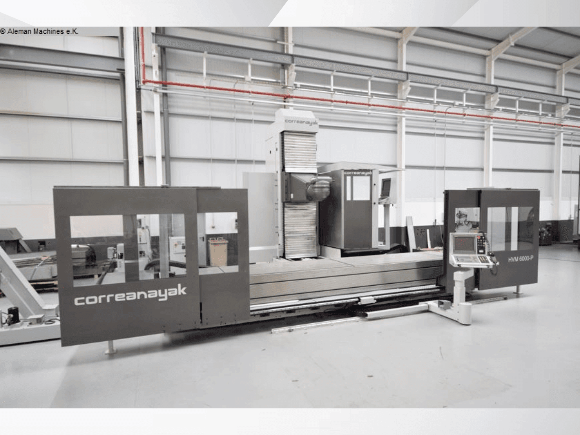 Vista Frontal da ANAYAK HVM 6000 máquina