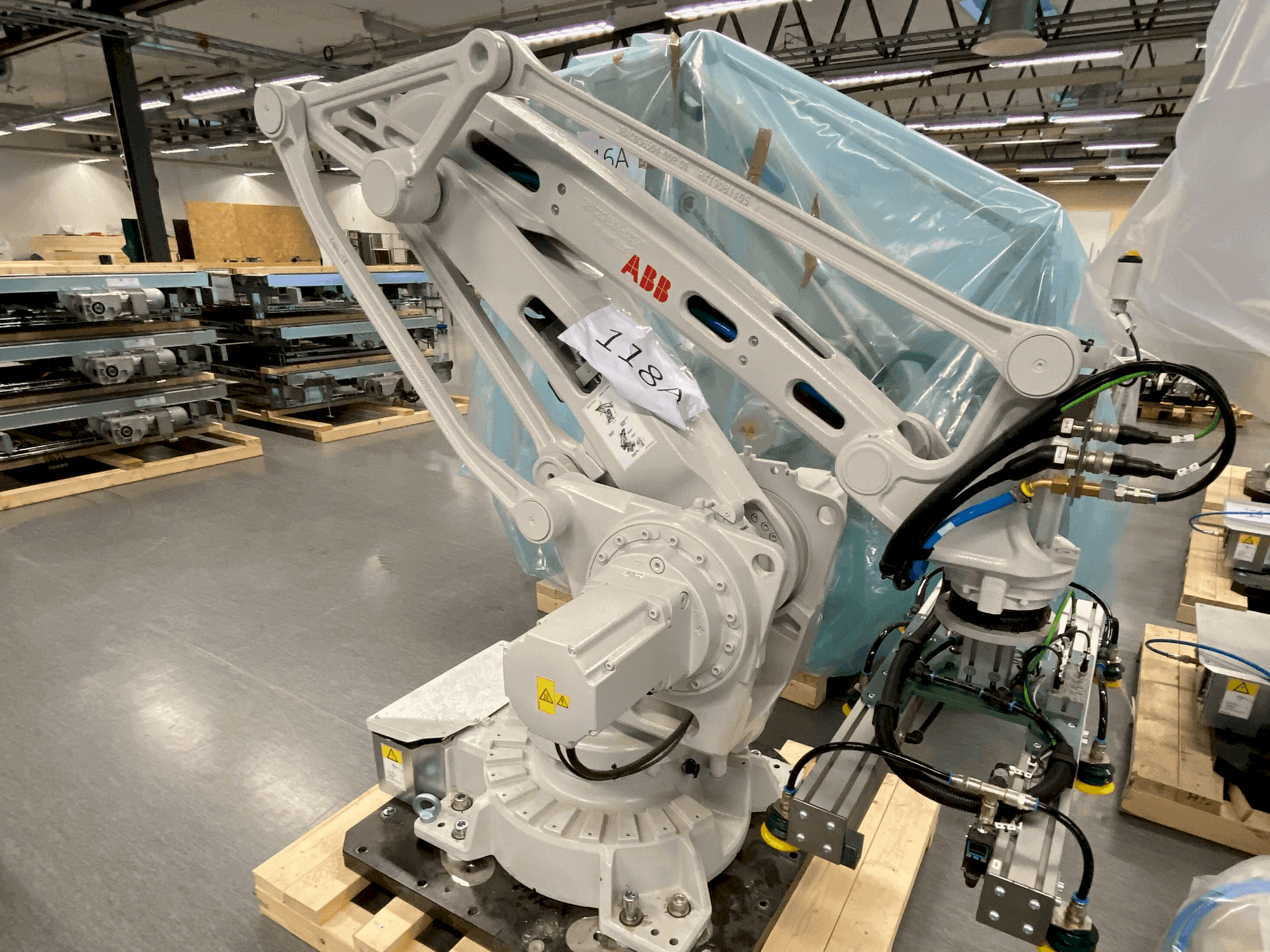 Vista Frontal da ABB IRB 460-110/2.4 máquina