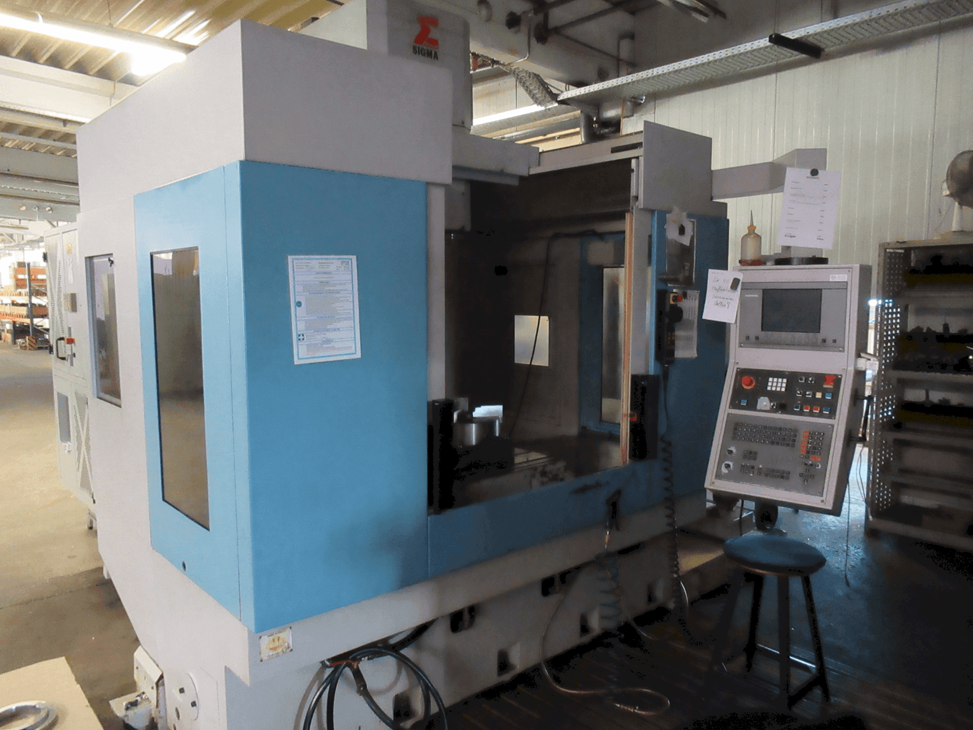 Vista Frontal da Sigma Zenit 3 máquina