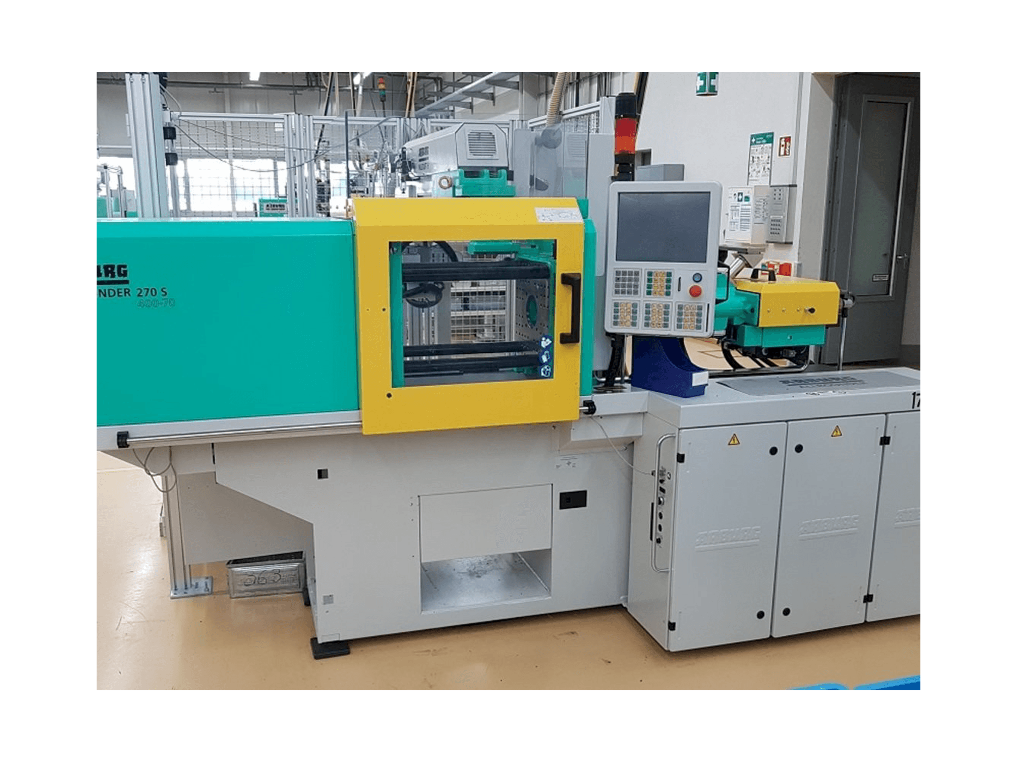 Vista Frontal da Arburg SGM 270 S 400-70 máquina