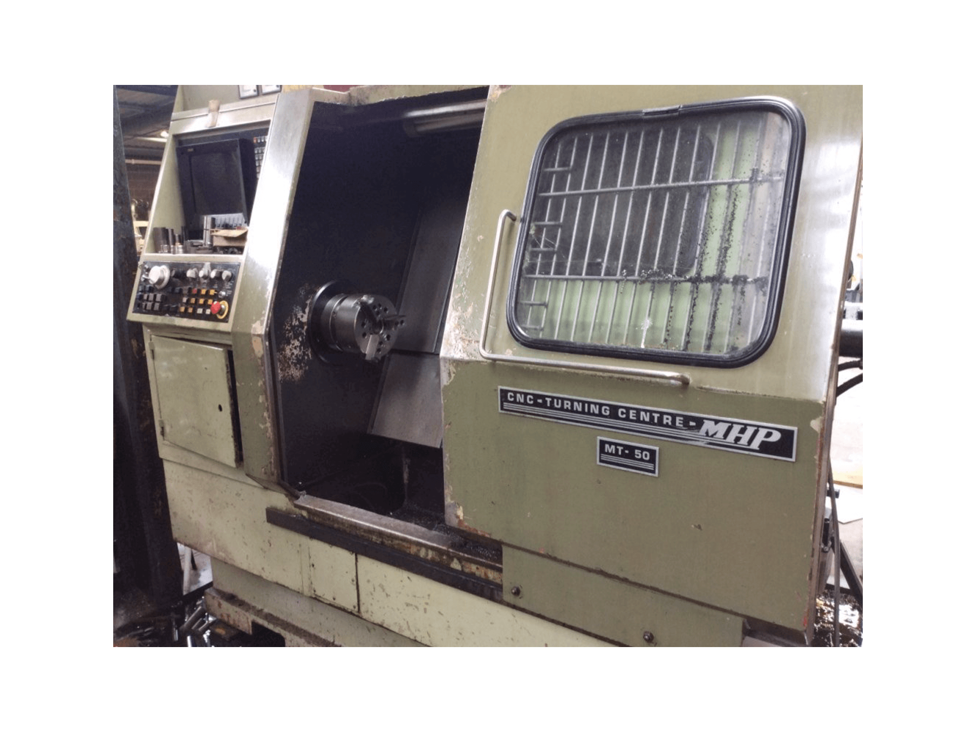 Vista Frontal da MHP MT-50 máquina