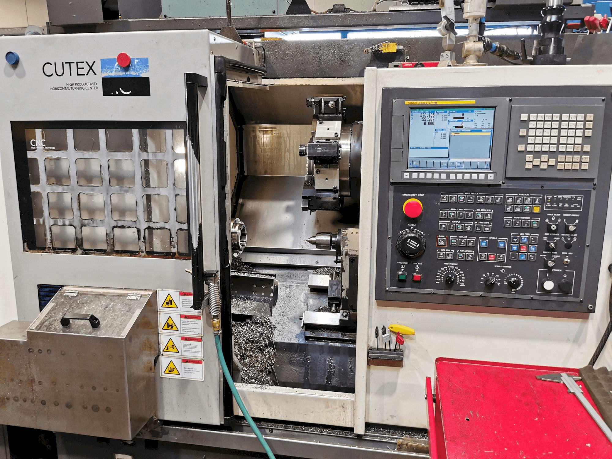 Vista Frontal da HWACHEON CUTEX 160B MC máquina