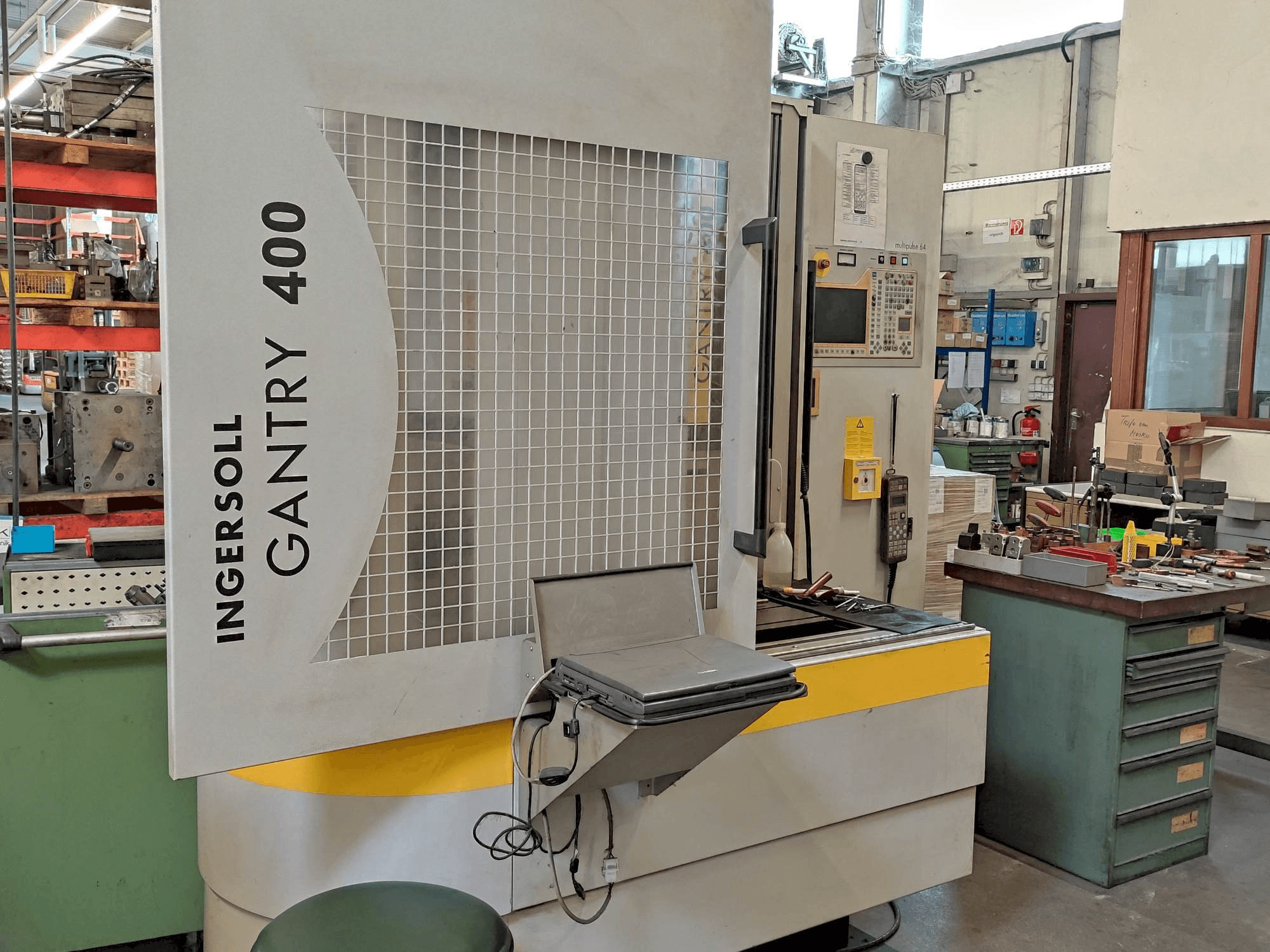 Vista Frontal da INGERSOLL GANTRY 400 máquina