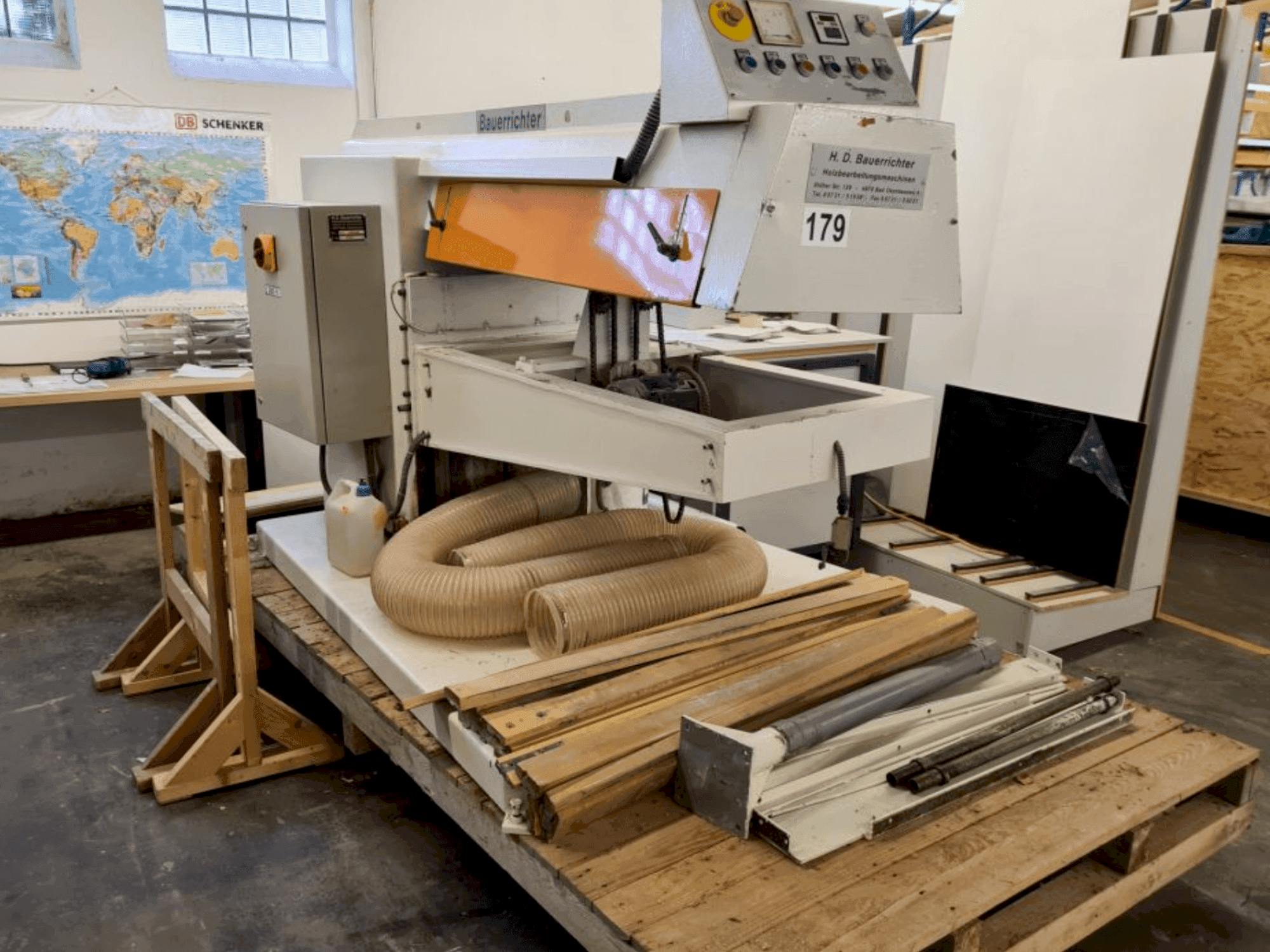 Vista Frontal da BAUERRICHTER SL1 1350X3500 máquina