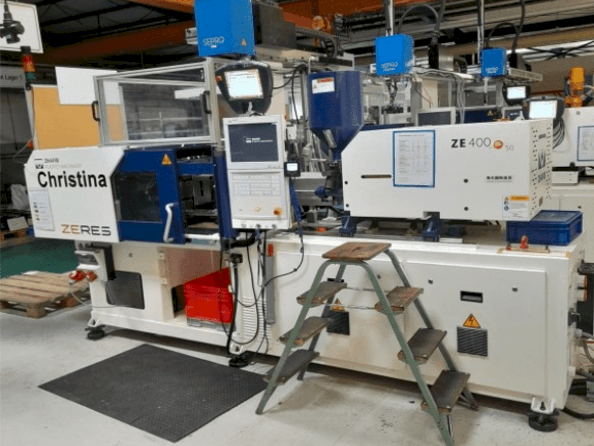 Vista Frontal da HAITIAN ZHAFIR Zeres ZE400 máquina