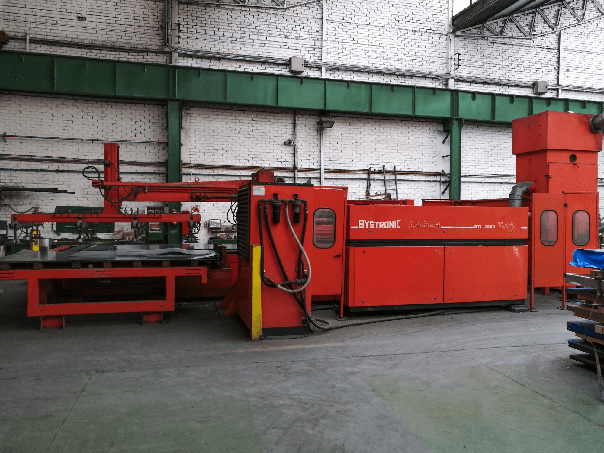 Espaço de trabalho da Bystronic Bystar 3015 BTL 2800 máquina