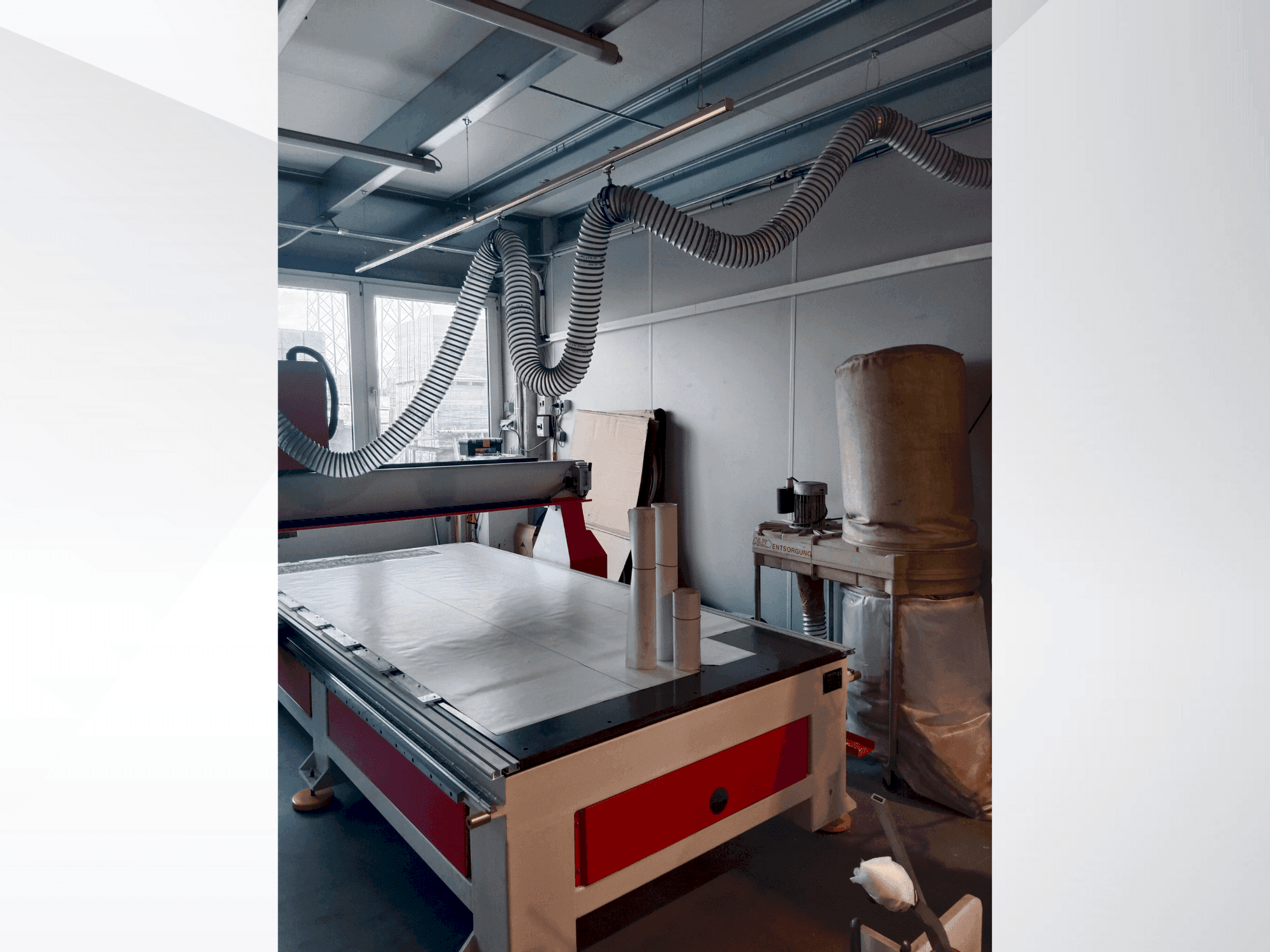 Vista Frontal da H. Winter Routermax Basic 1325 Eco máquina