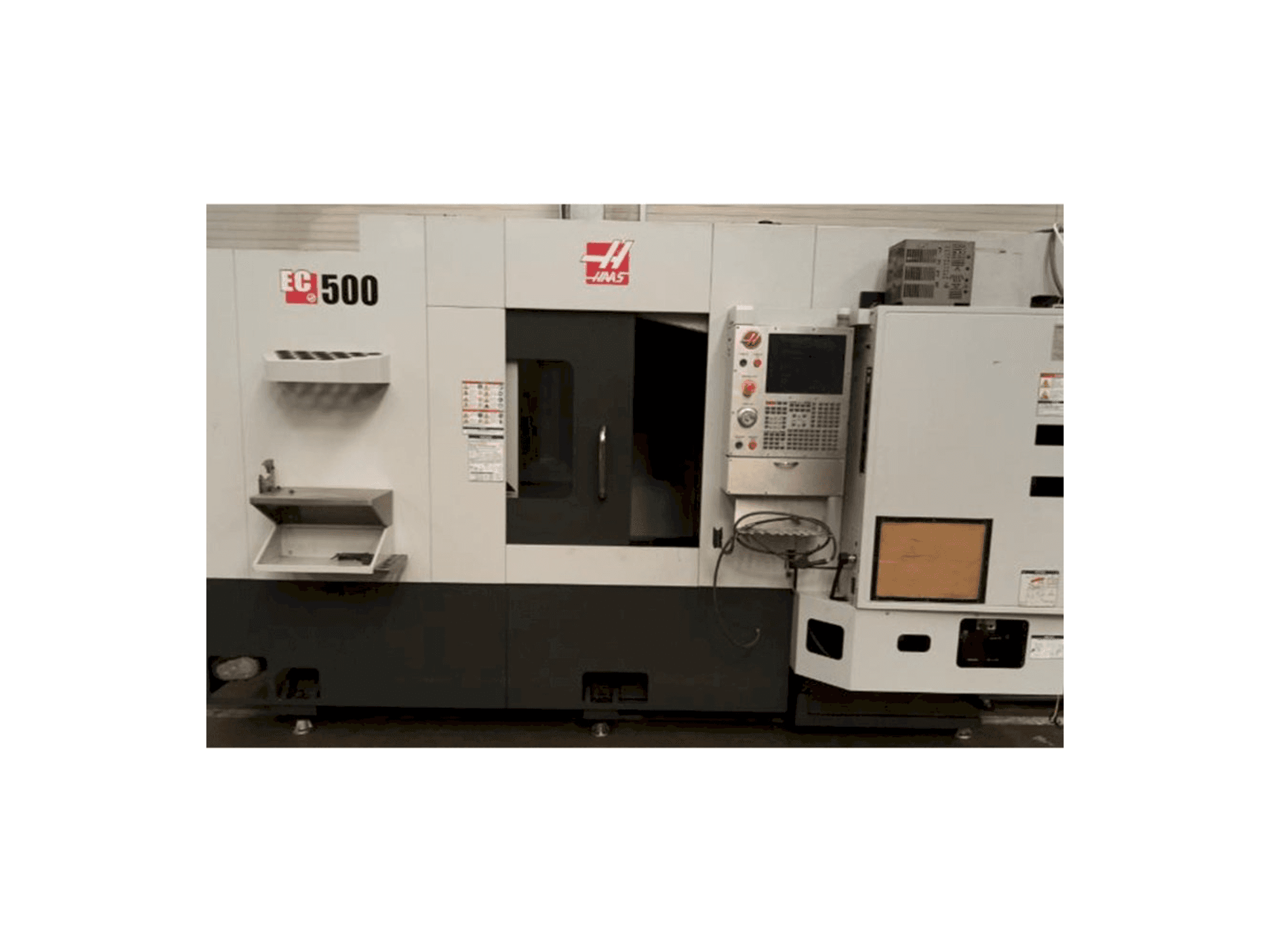Vista Frontal da HAAS EC-500 máquina