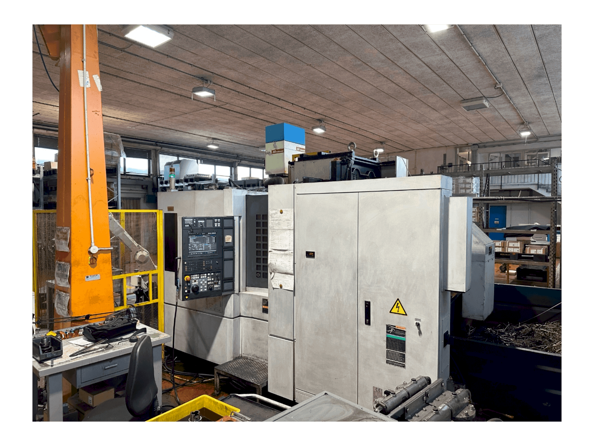 Vista Frontal da MORI SEIKI NH 4000 DCG máquina
