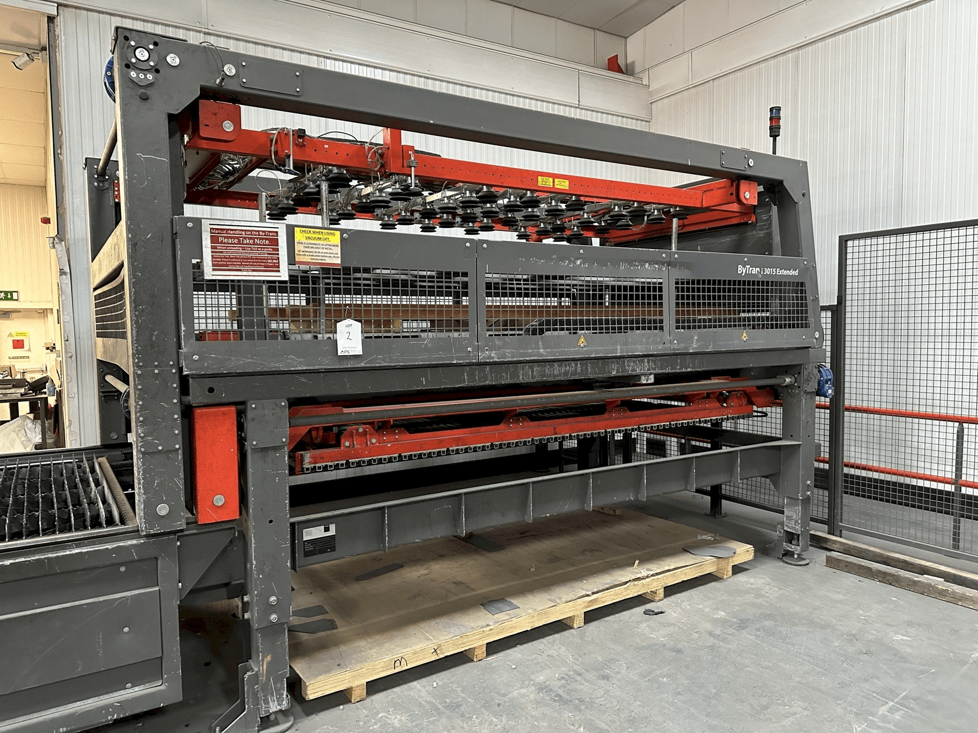 Vista Frontal da Bystronic By Trans 3015 Extended Automatic Loading máquina