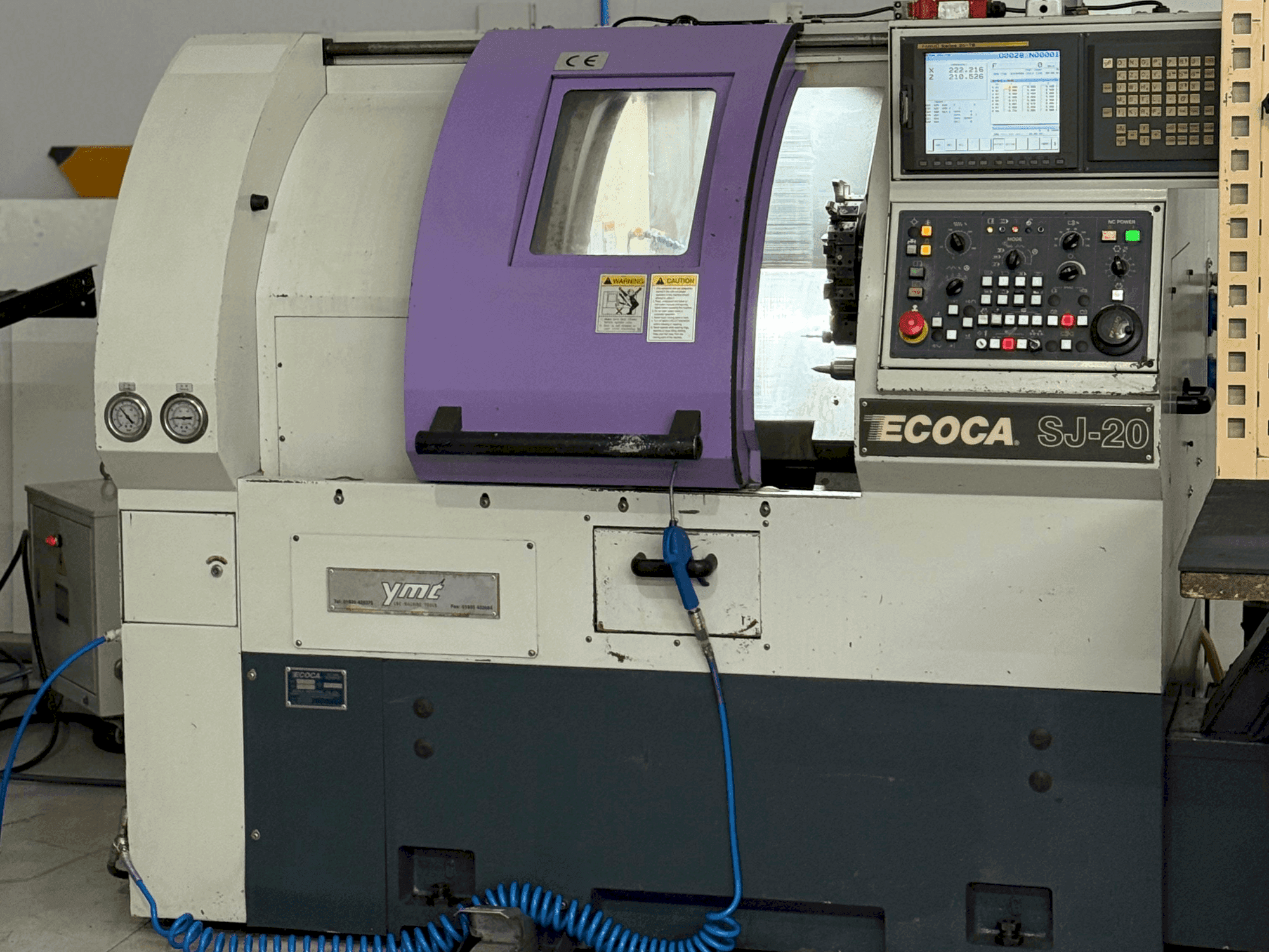 Vista Frontal da ECOCA SJ-20 máquina