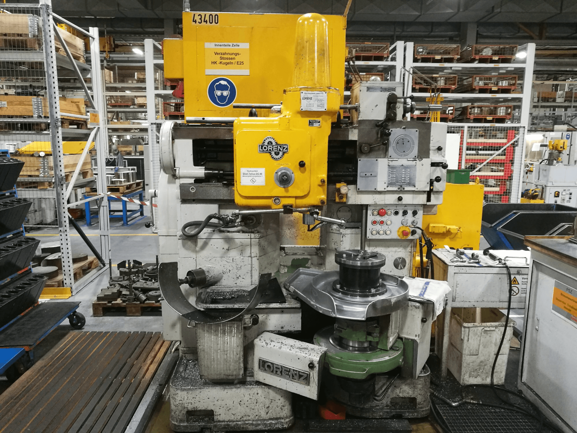 Vista Frontal da LORENZ SNJ5 máquina