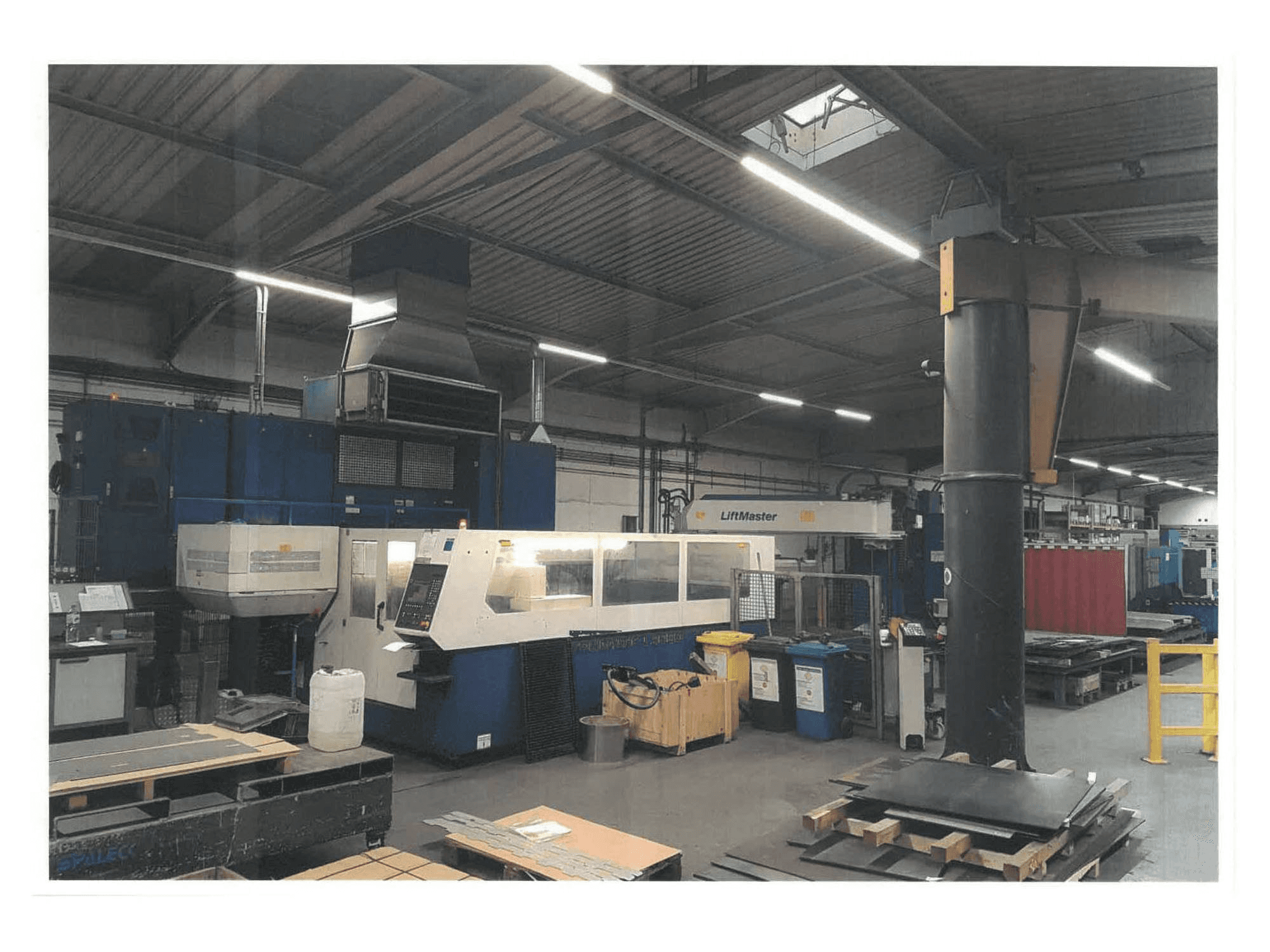 Vista Frontal da TRUMPF Laser 30/30 máquina