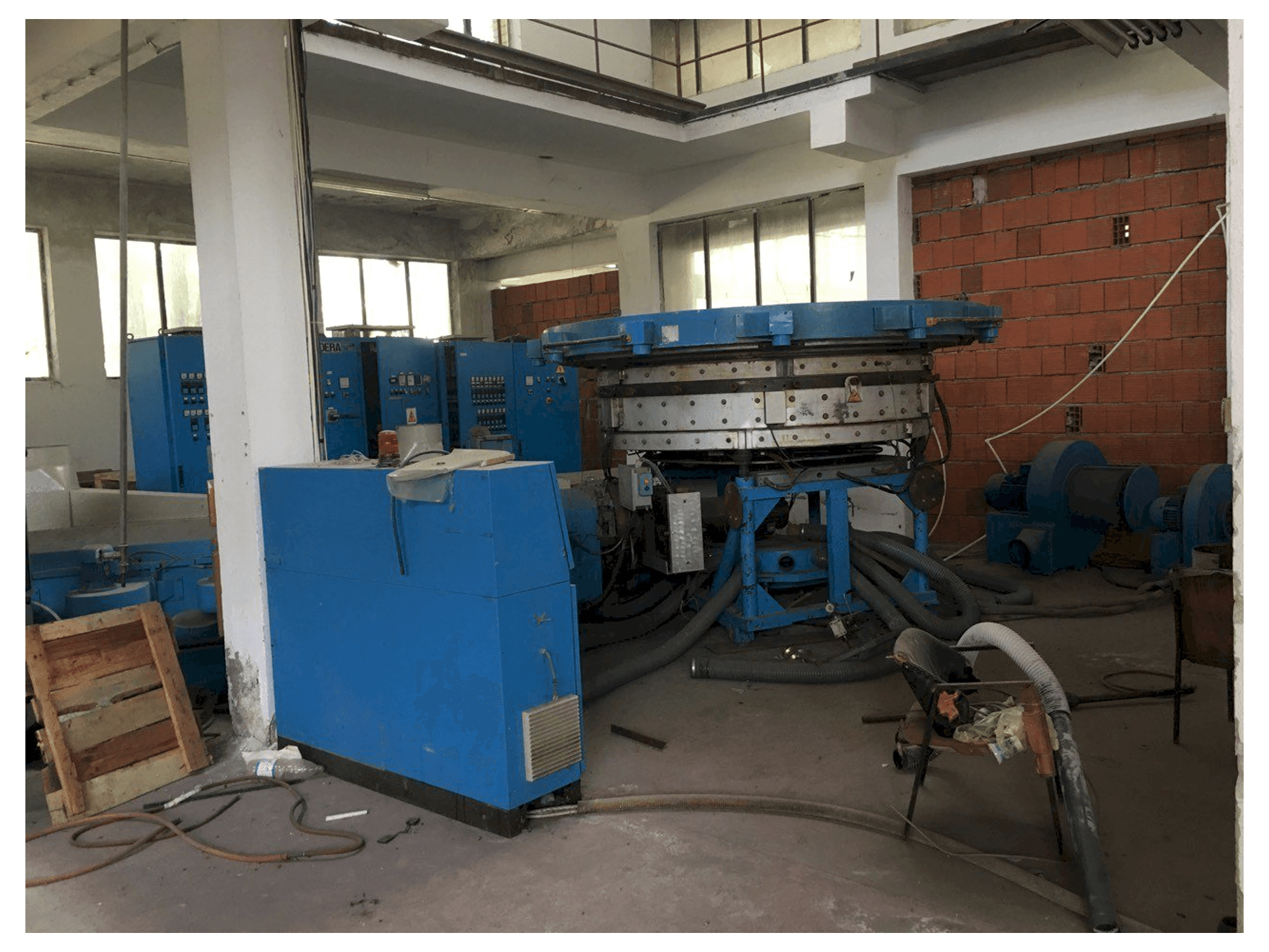 Vista Frontal da BANDERA Blow Film Extruder máquina