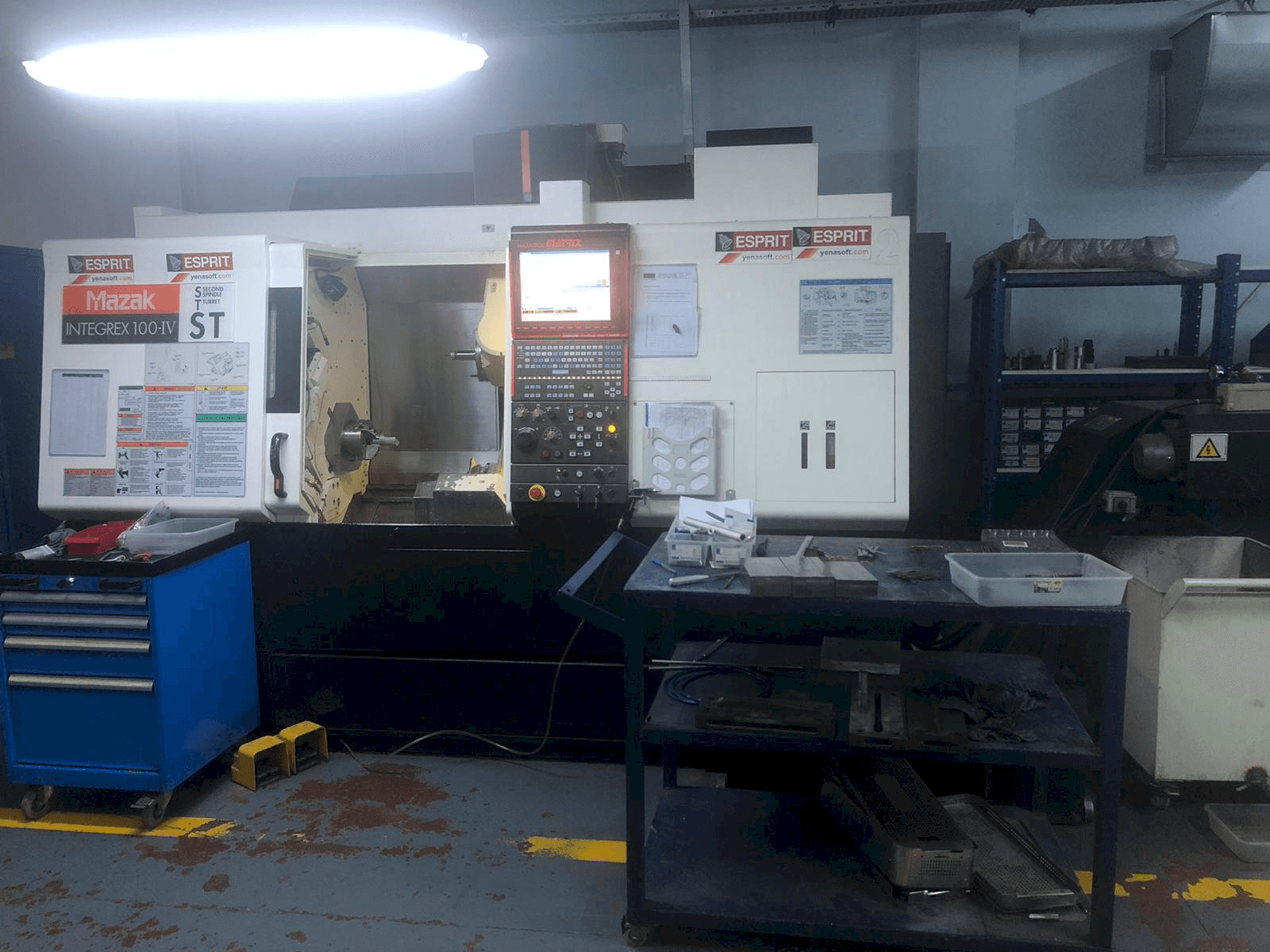 Vista Frontal da Mazak Mazak Integrex 100 ST máquina