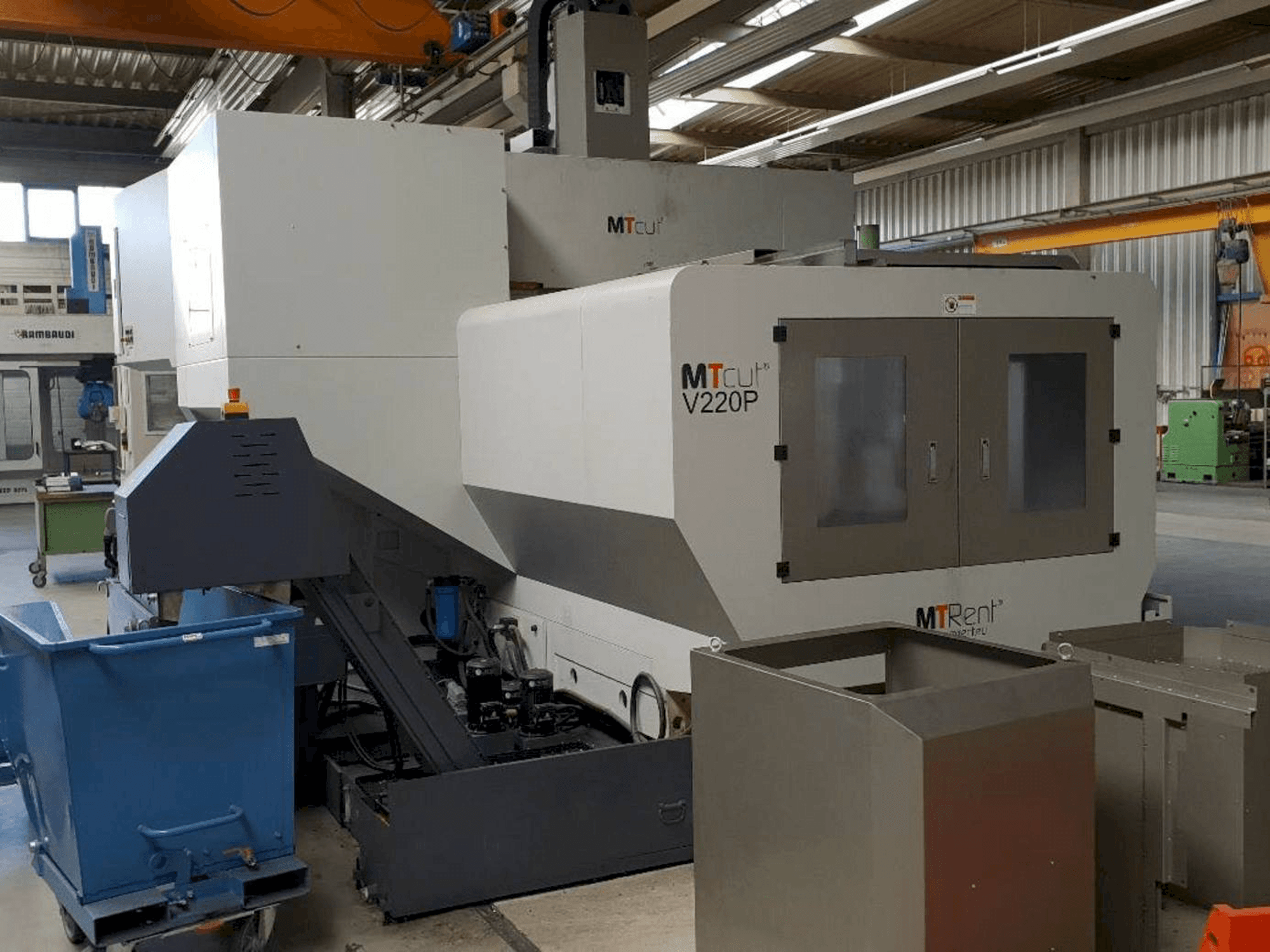 Vista Frontal da MTcut V220P máquina