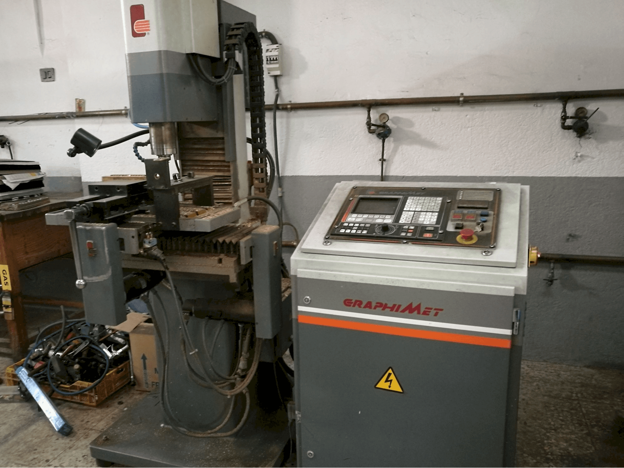 Vista Direita da GRAPHIMET A-2 máquina