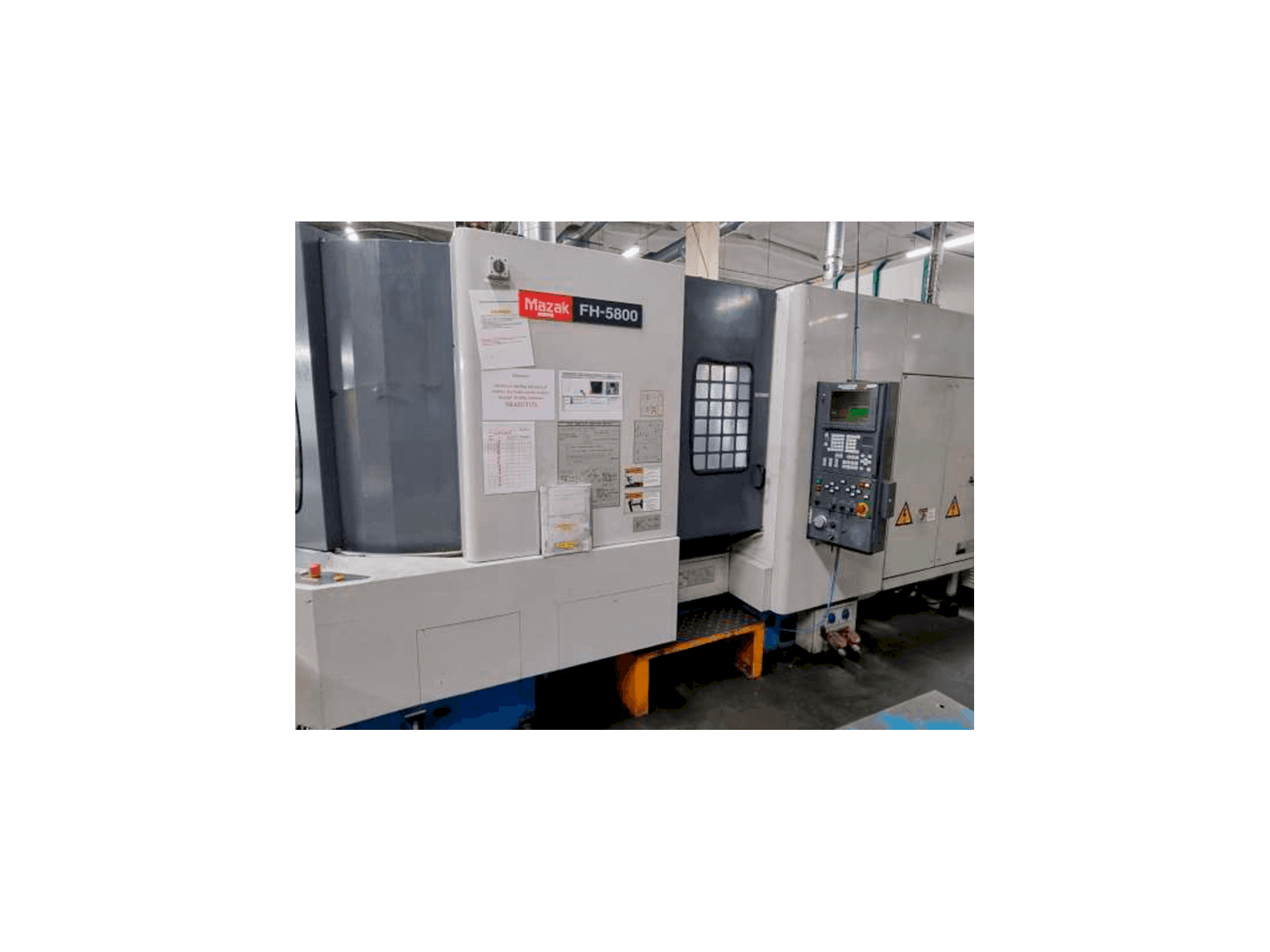 Vista Frontal da Mazak FH 5800 máquina