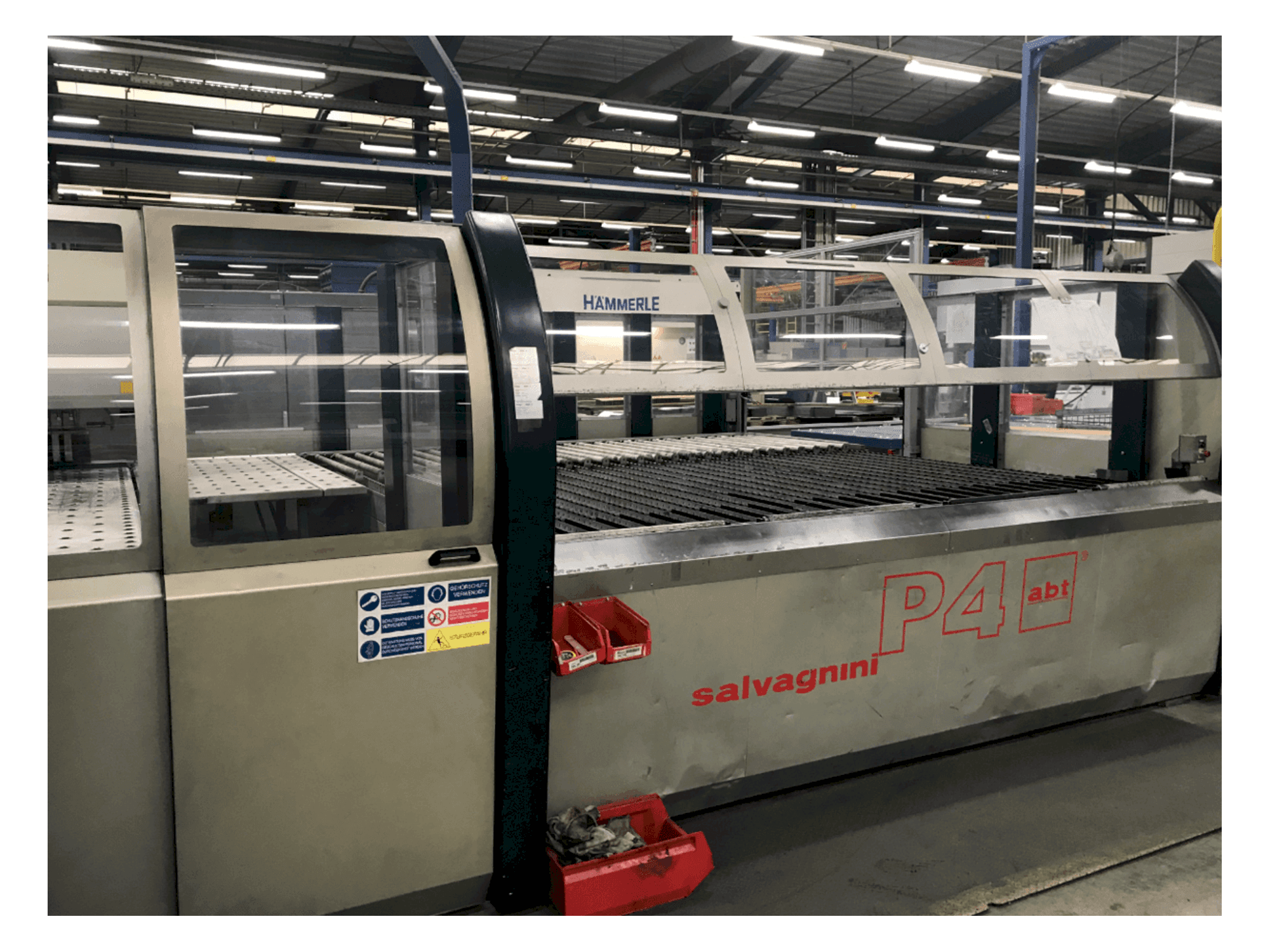 Vista Frontal da Salvagnini S4S-40 / P4-3216 máquina