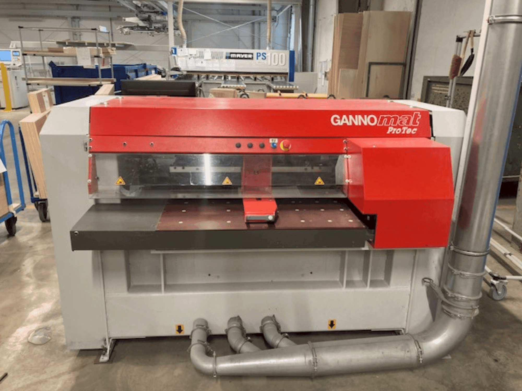 Vista Frontal da GANNOMAT ProTec 571 máquina