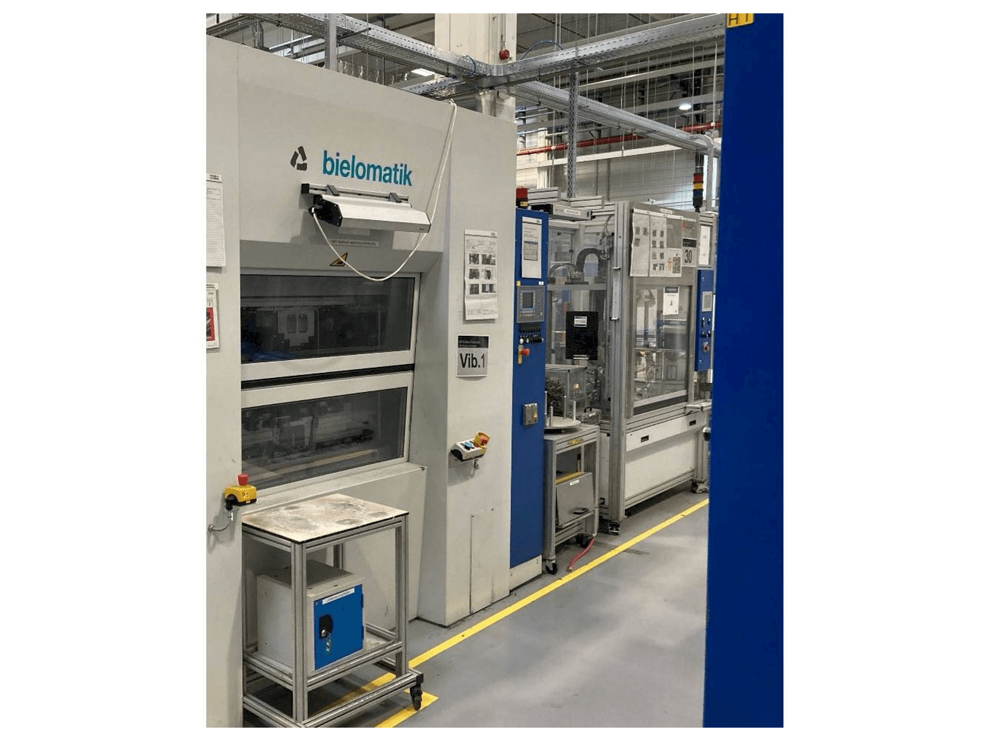 Vista Frontal da bielomatik K3216 máquina