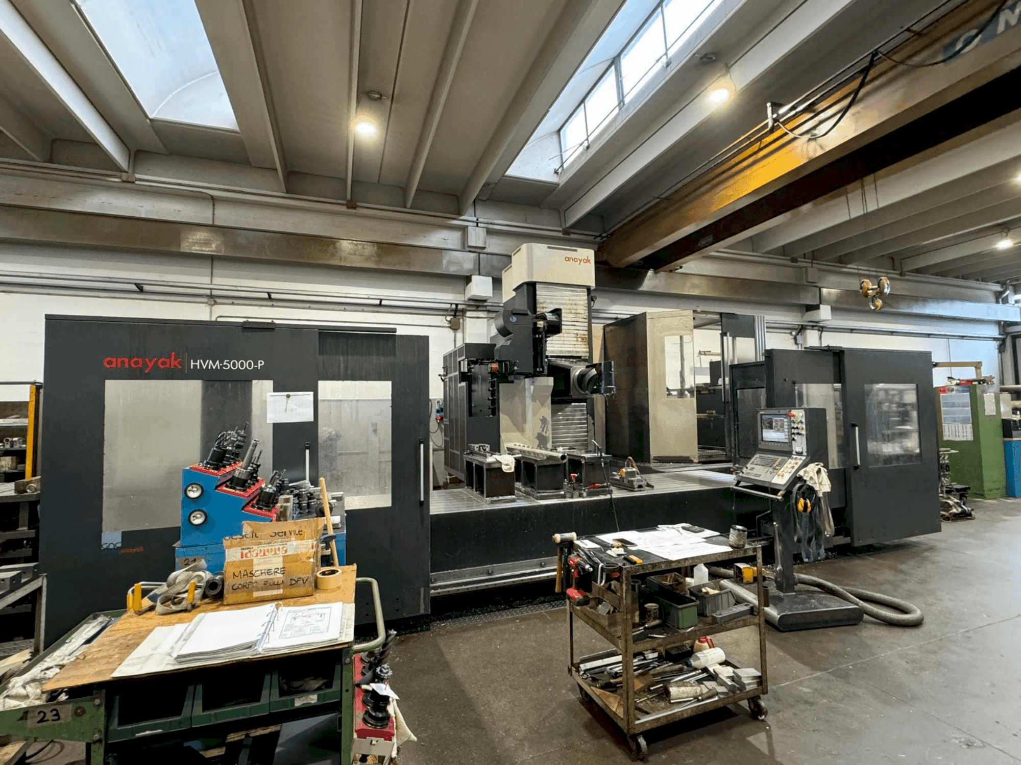 Vista Frontal da ANAYAK HVM 5000P máquina