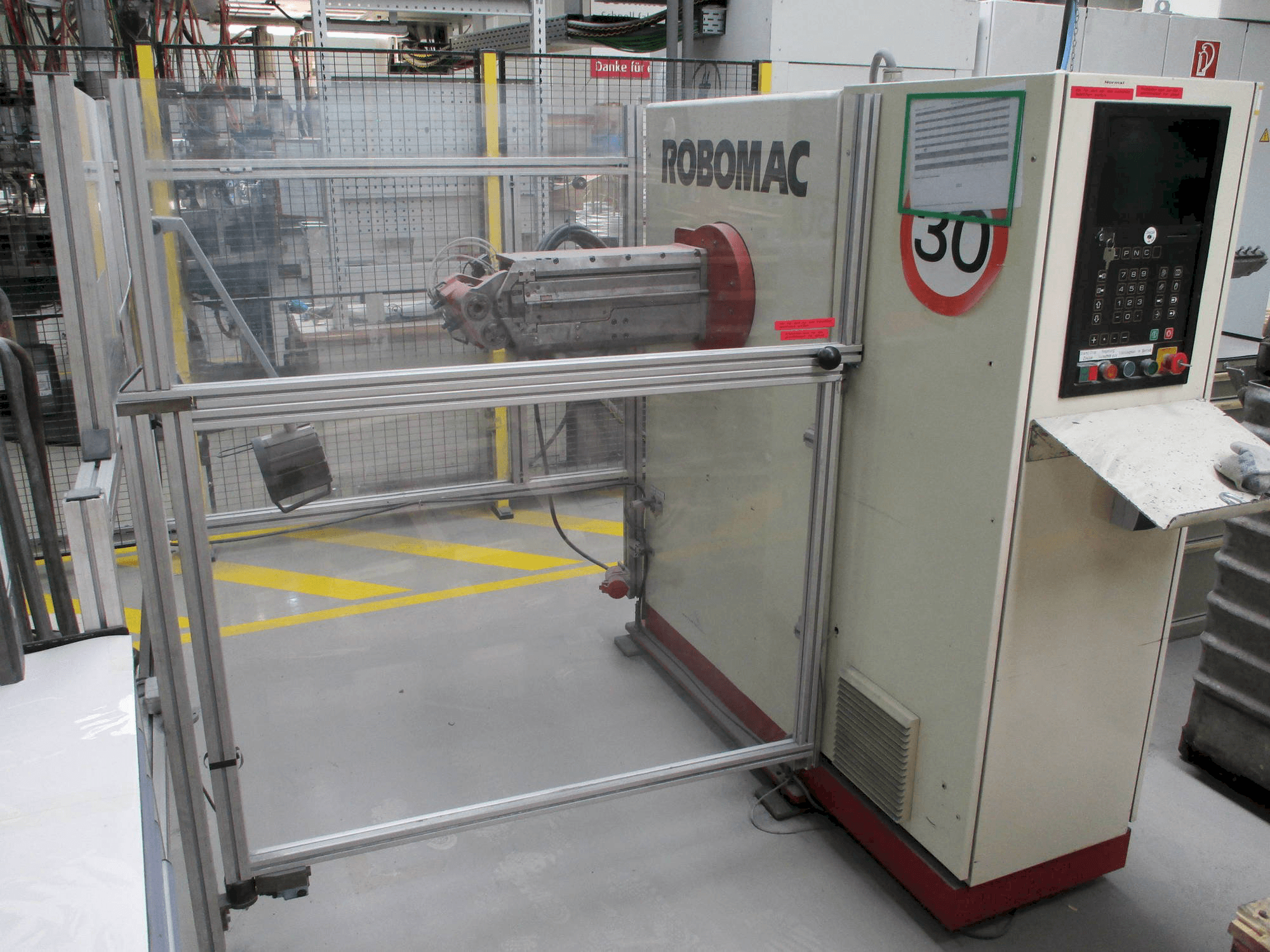 Vista Frontal da Numalliance/Latour Robomac 206 máquina