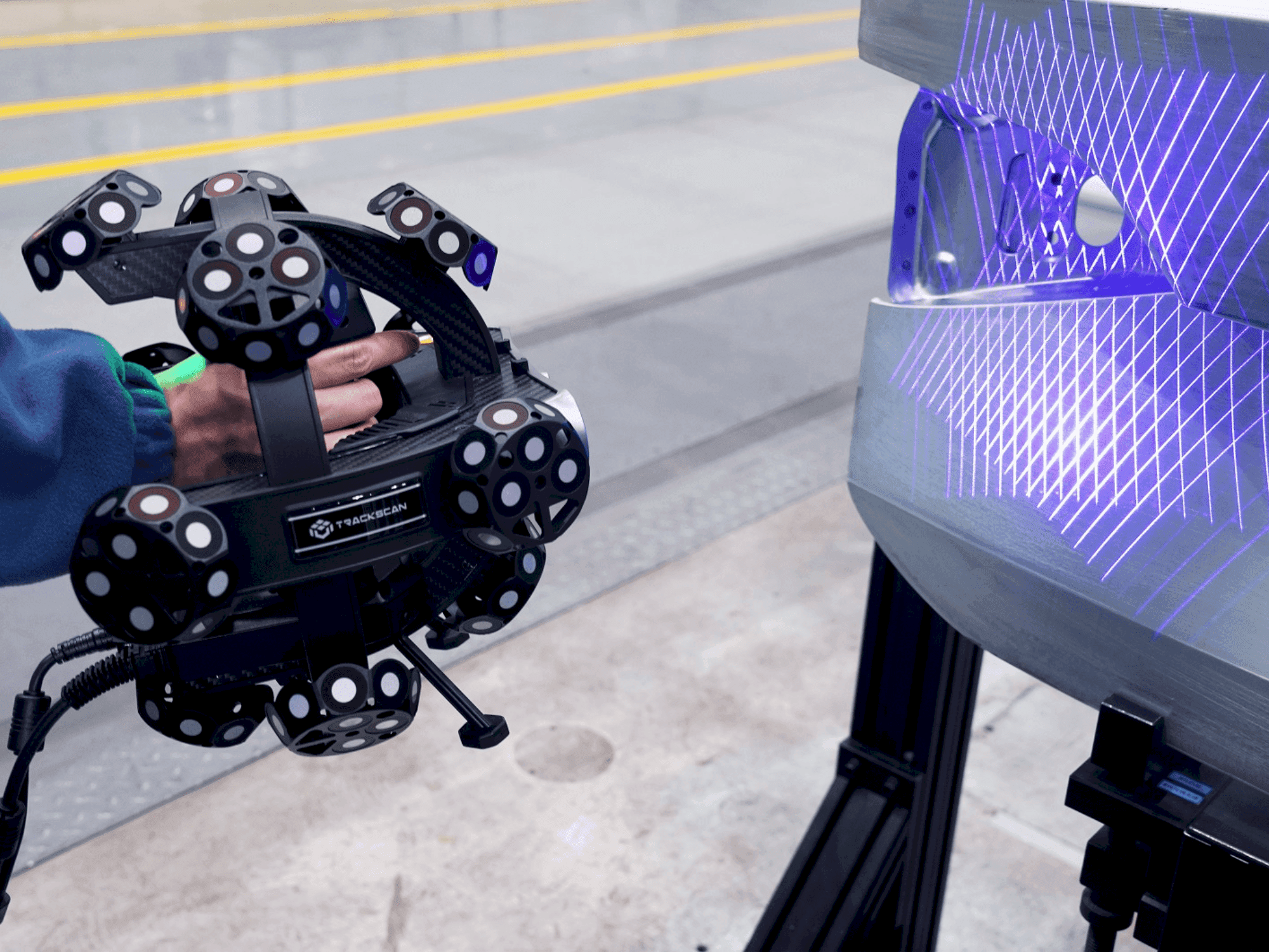 Vista Frontal da TRACKSCAN Sharp49 máquina