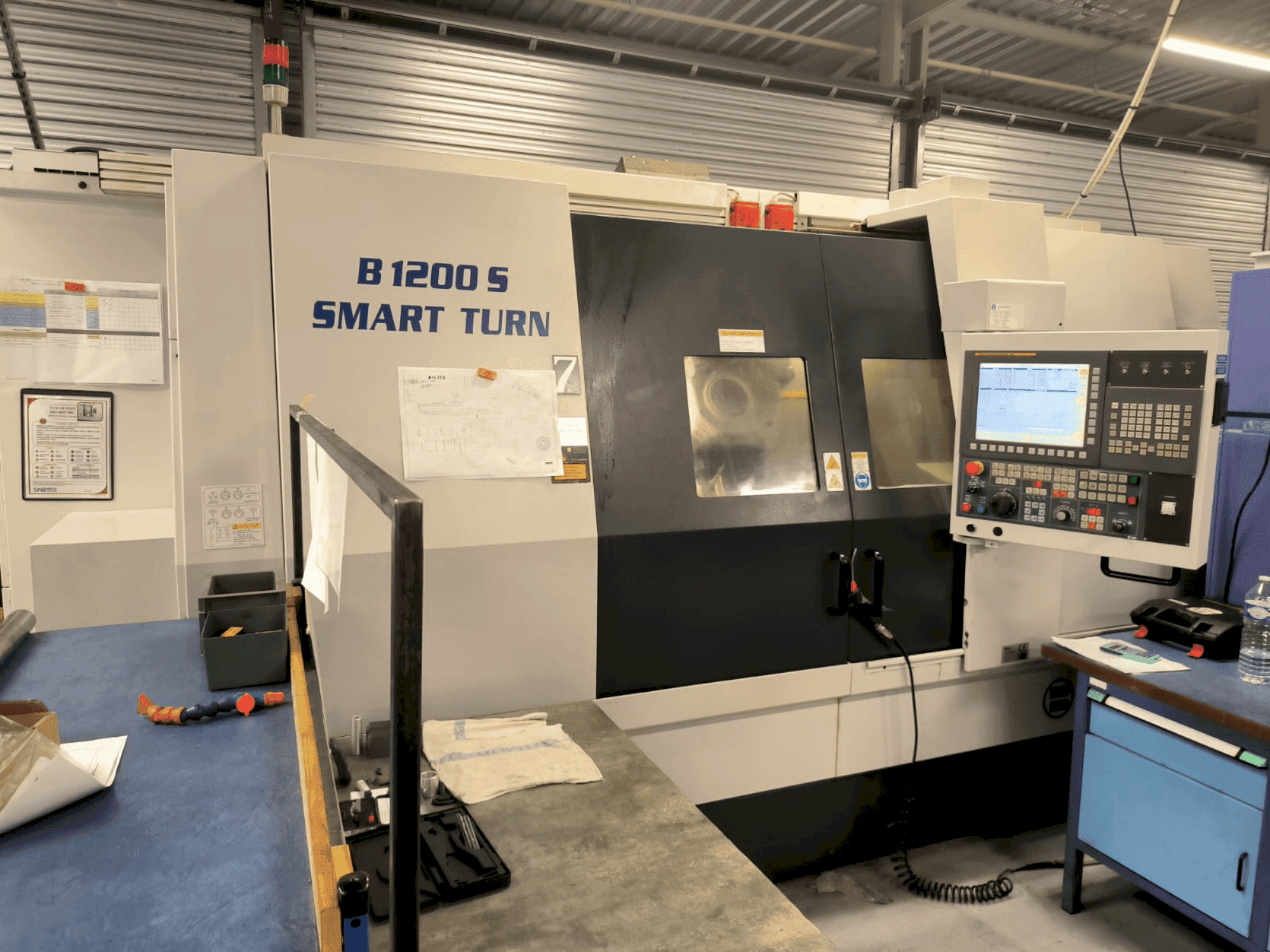 Vista Frontal da Biglia B1200S SMART TURN máquina