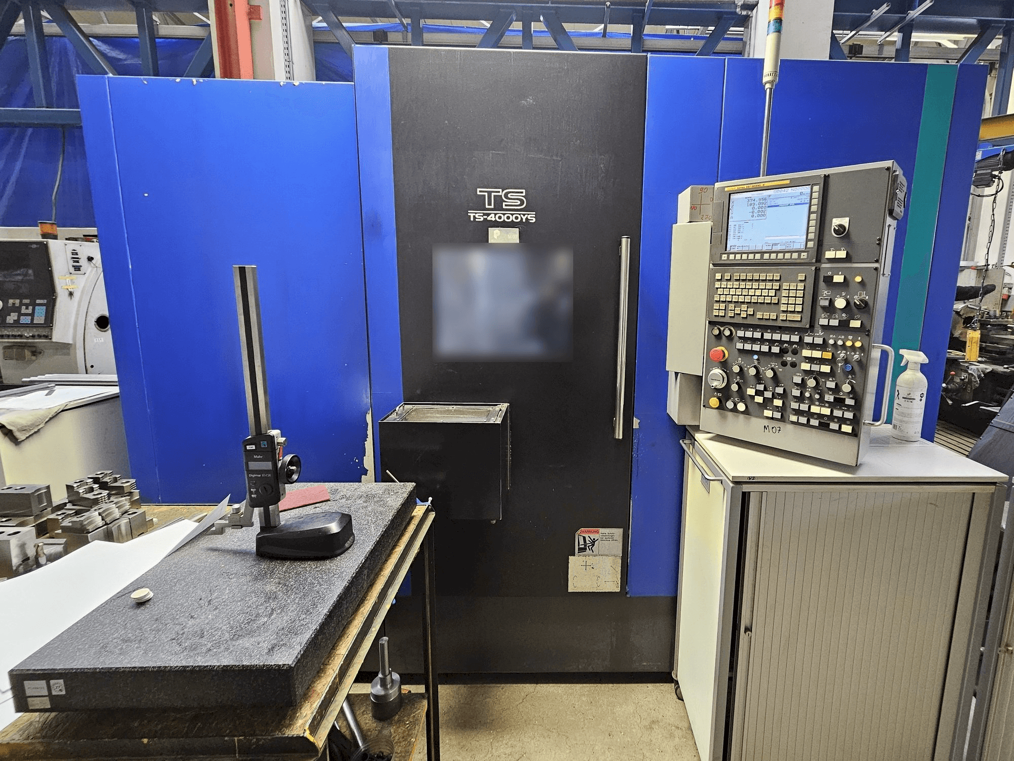 Vista Frontal da Takisawa TS-4000YS máquina