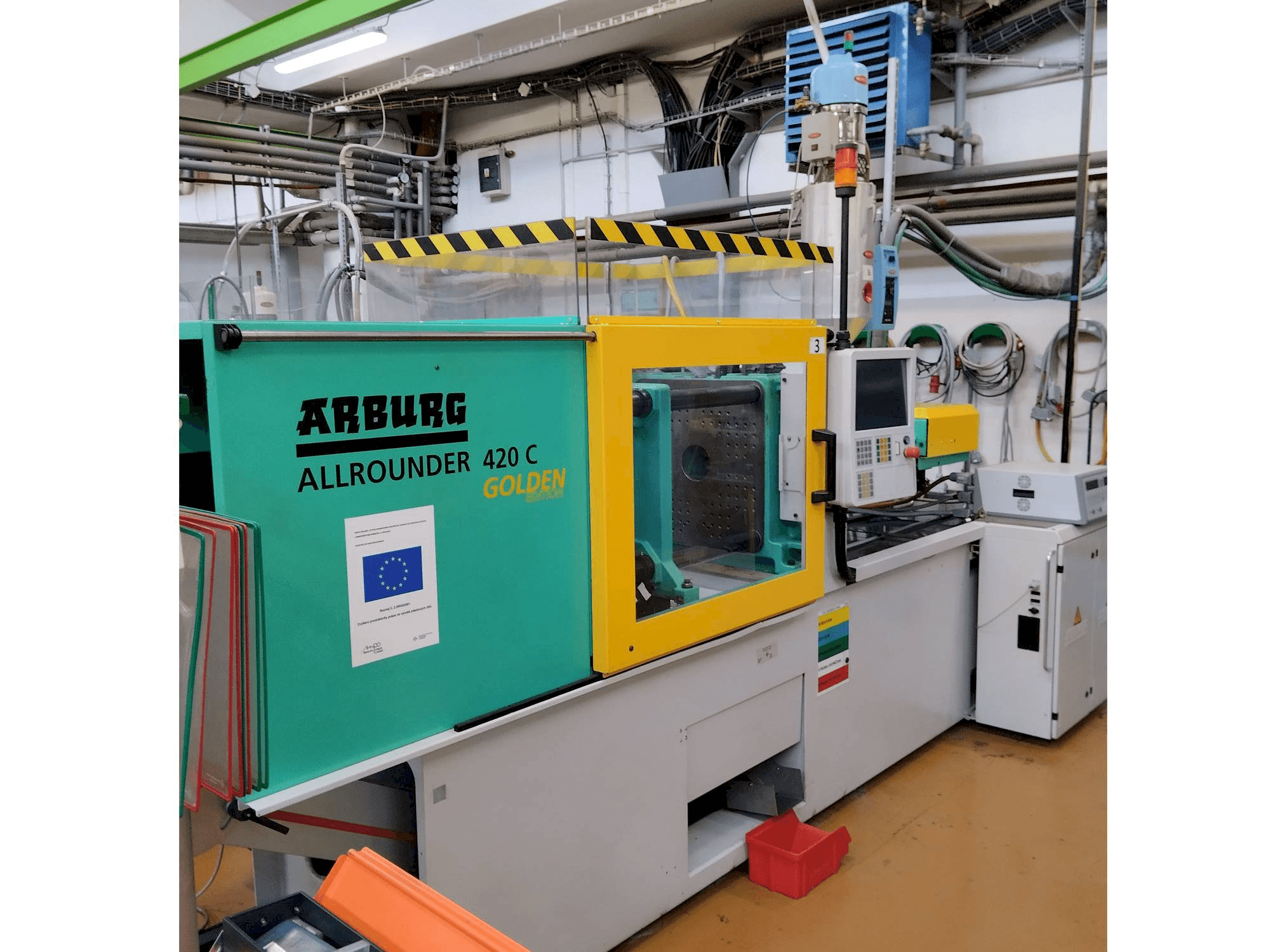 Vista Frontal da Arburg 420C 1000-290 máquina
