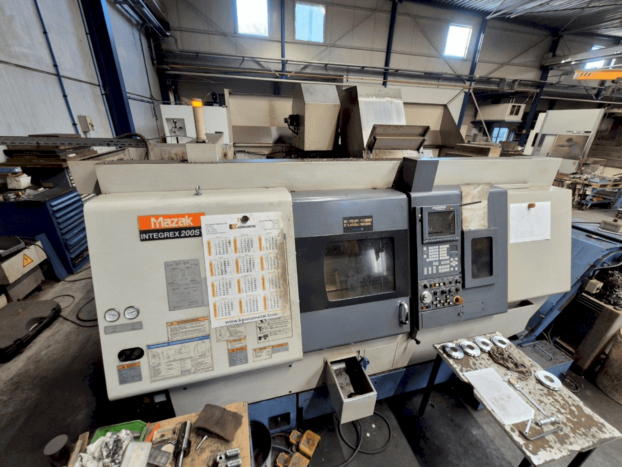 Vista Frontal da Mazak Integrex 200SY máquina