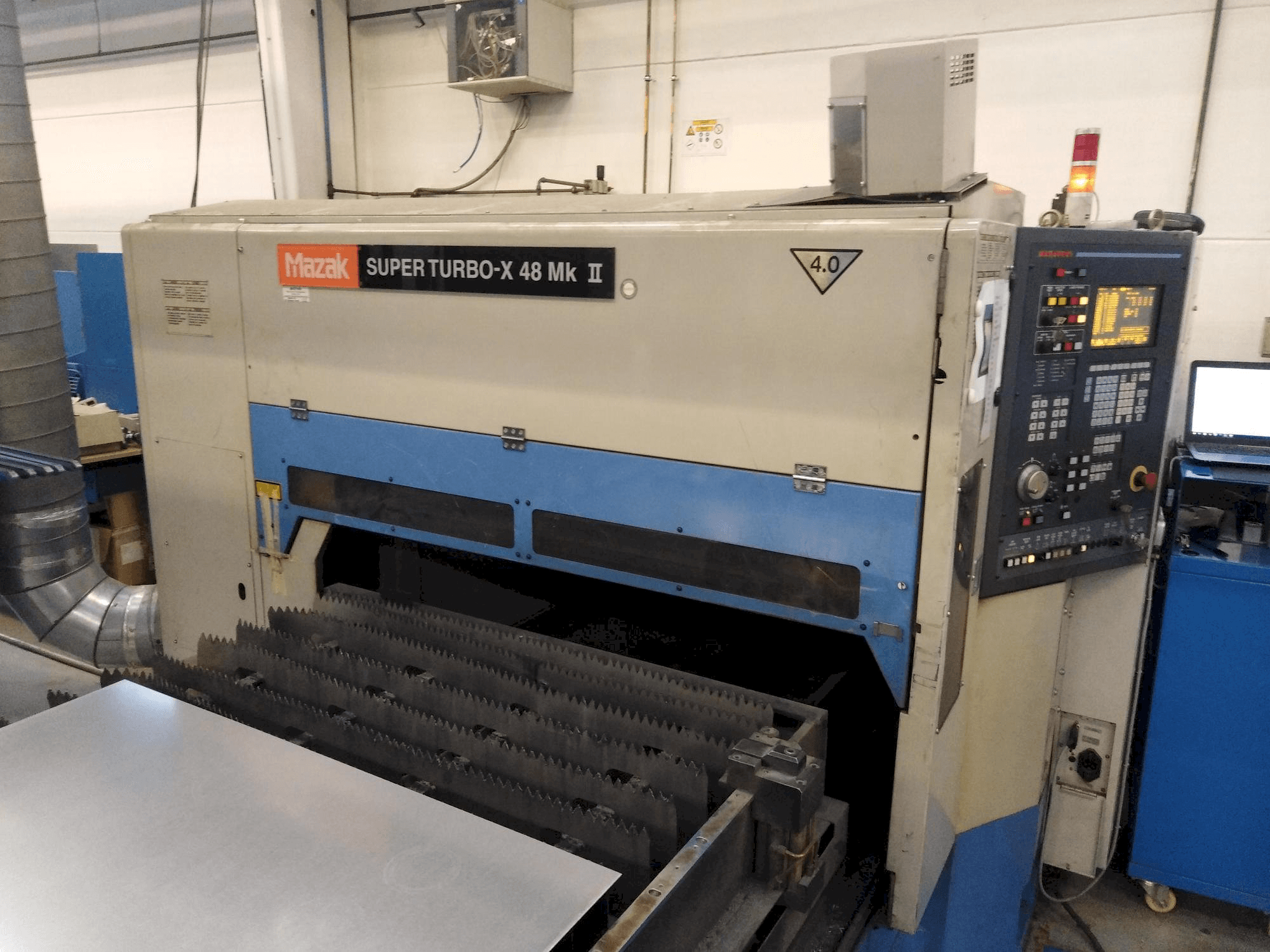 Vista Frontal da Mazak stx-48 Mark II máquina