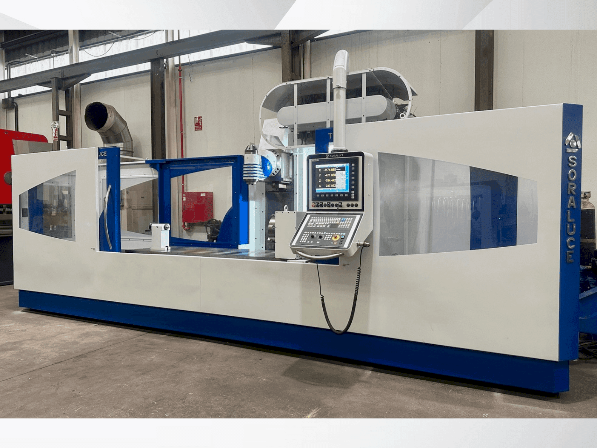 Vista Frontal da Soraluce TA-25A máquina