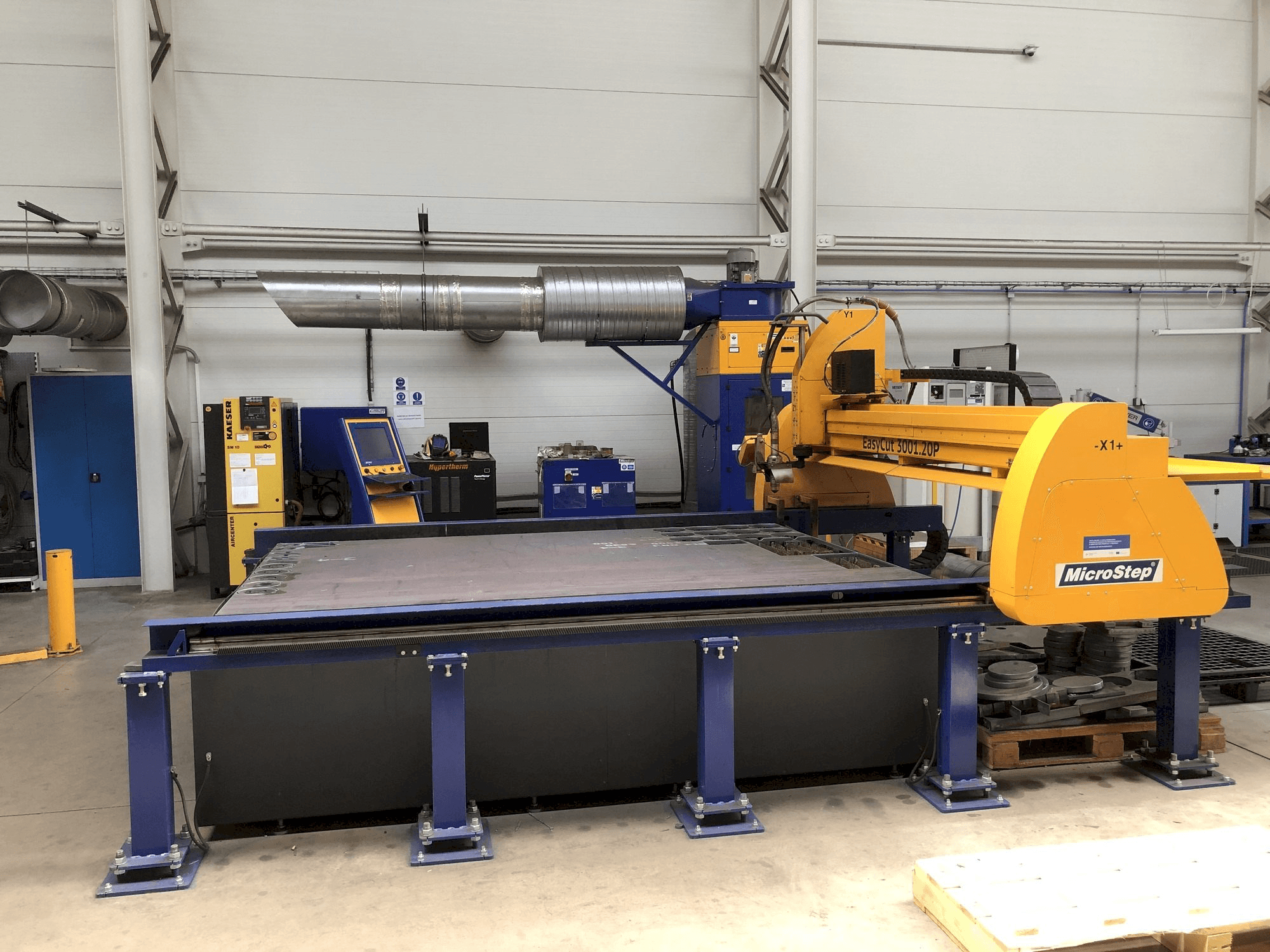 Vista Frontal da MicroStep Easy Cut 3001.20P máquina