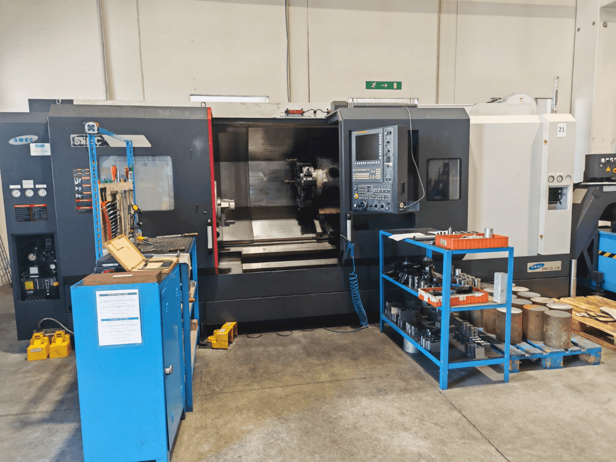 Vista Frontal da SMEC Samsung 3500 XLY máquina