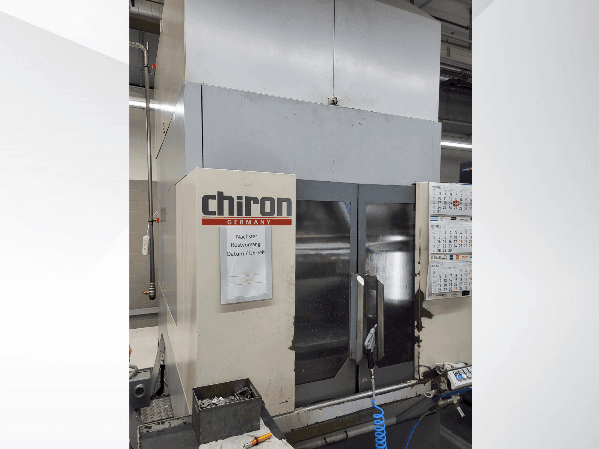 Vista Frontal da CHIRON FZ 18 W máquina
