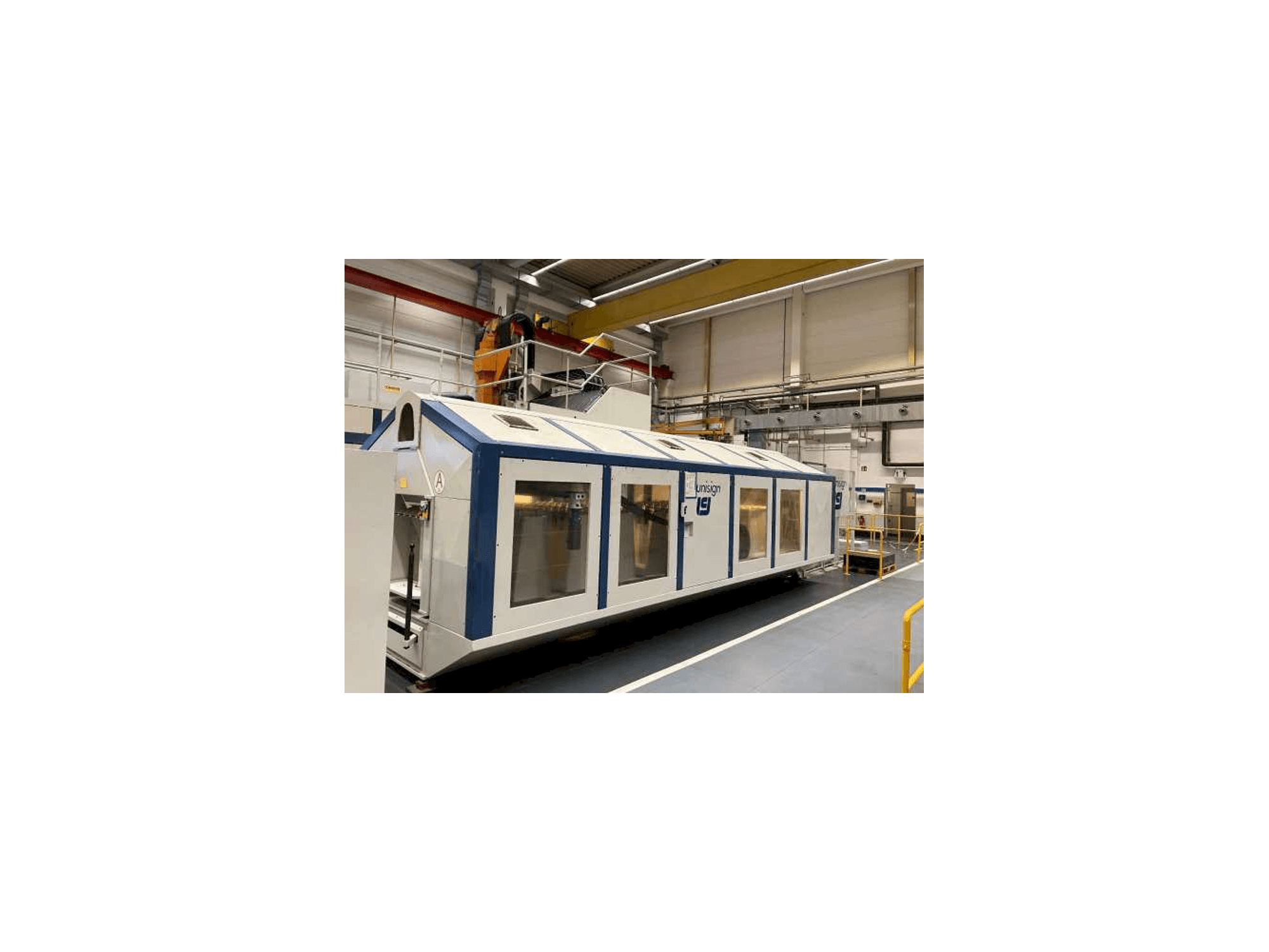 Vista Frontal da Unisign UNICOM 8 máquina