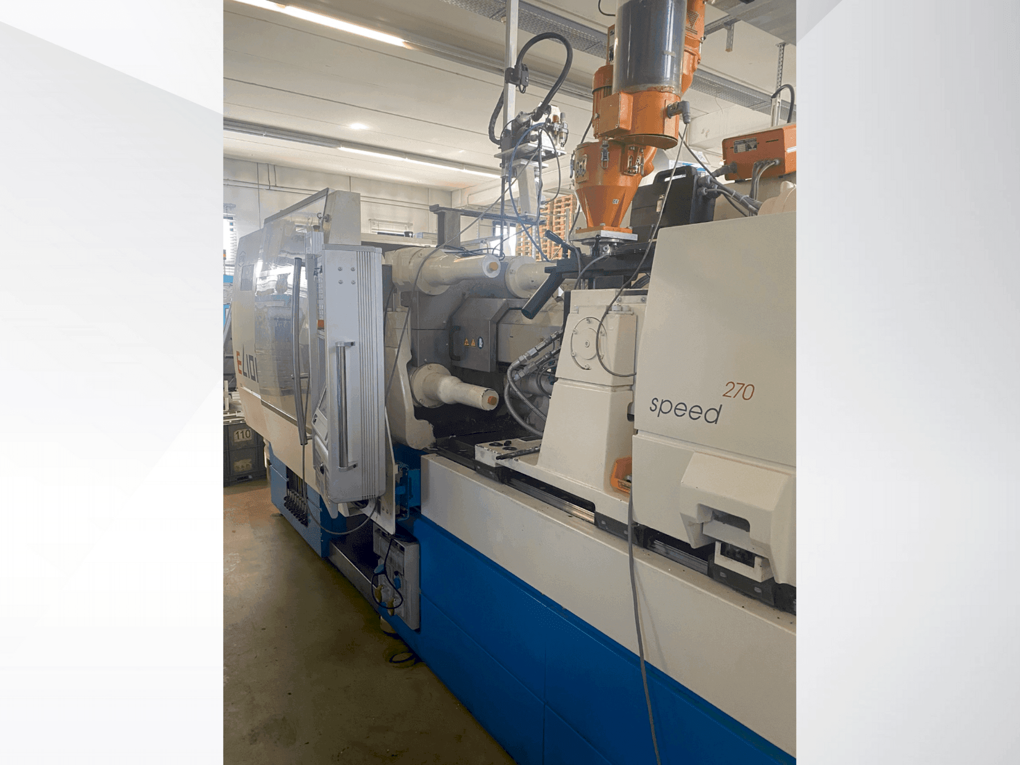 Vista Frontal da Netstal ELION 800-270 S máquina