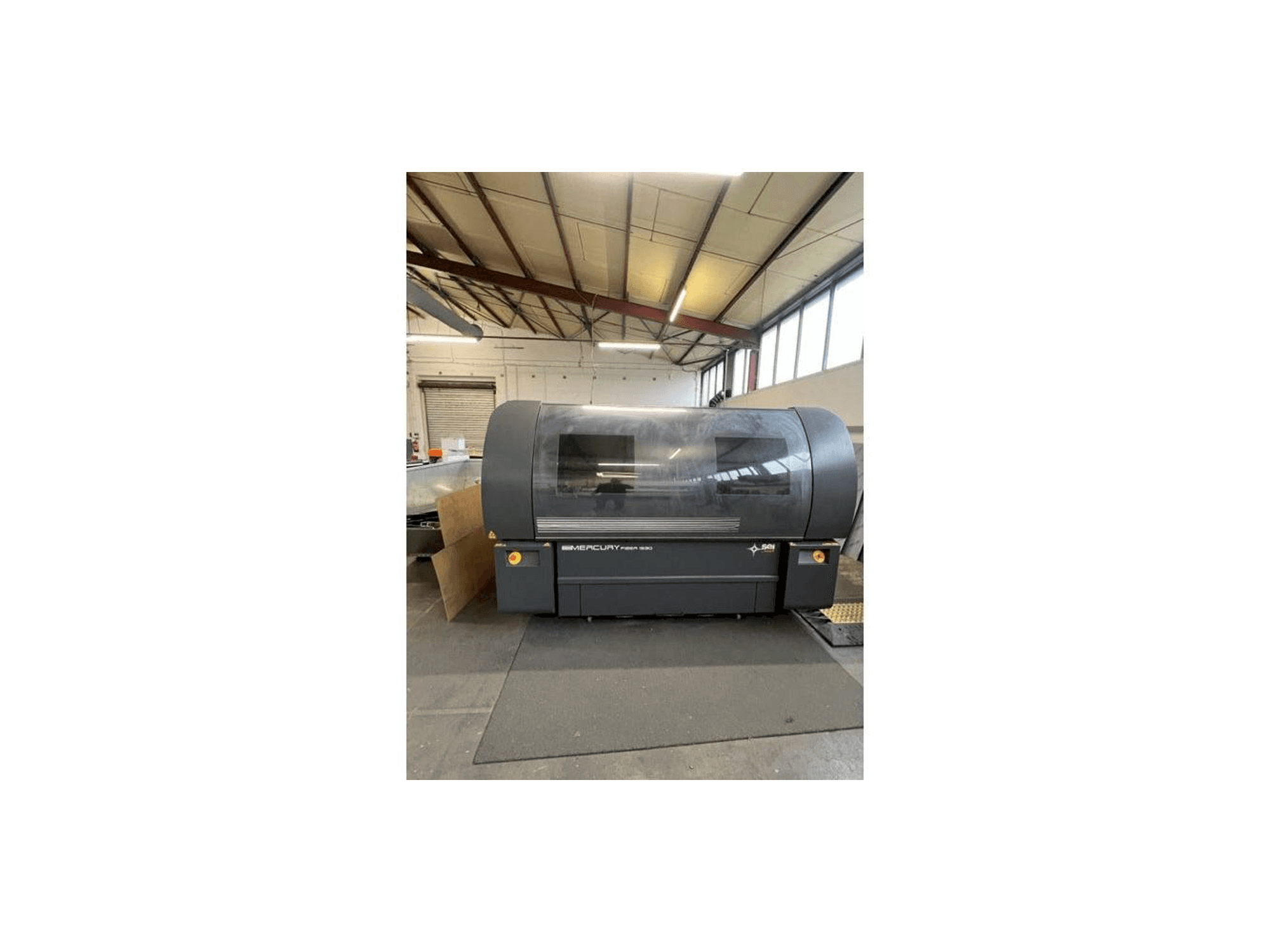 Vista Frontal da SEI Laser Mercury 1560 máquina