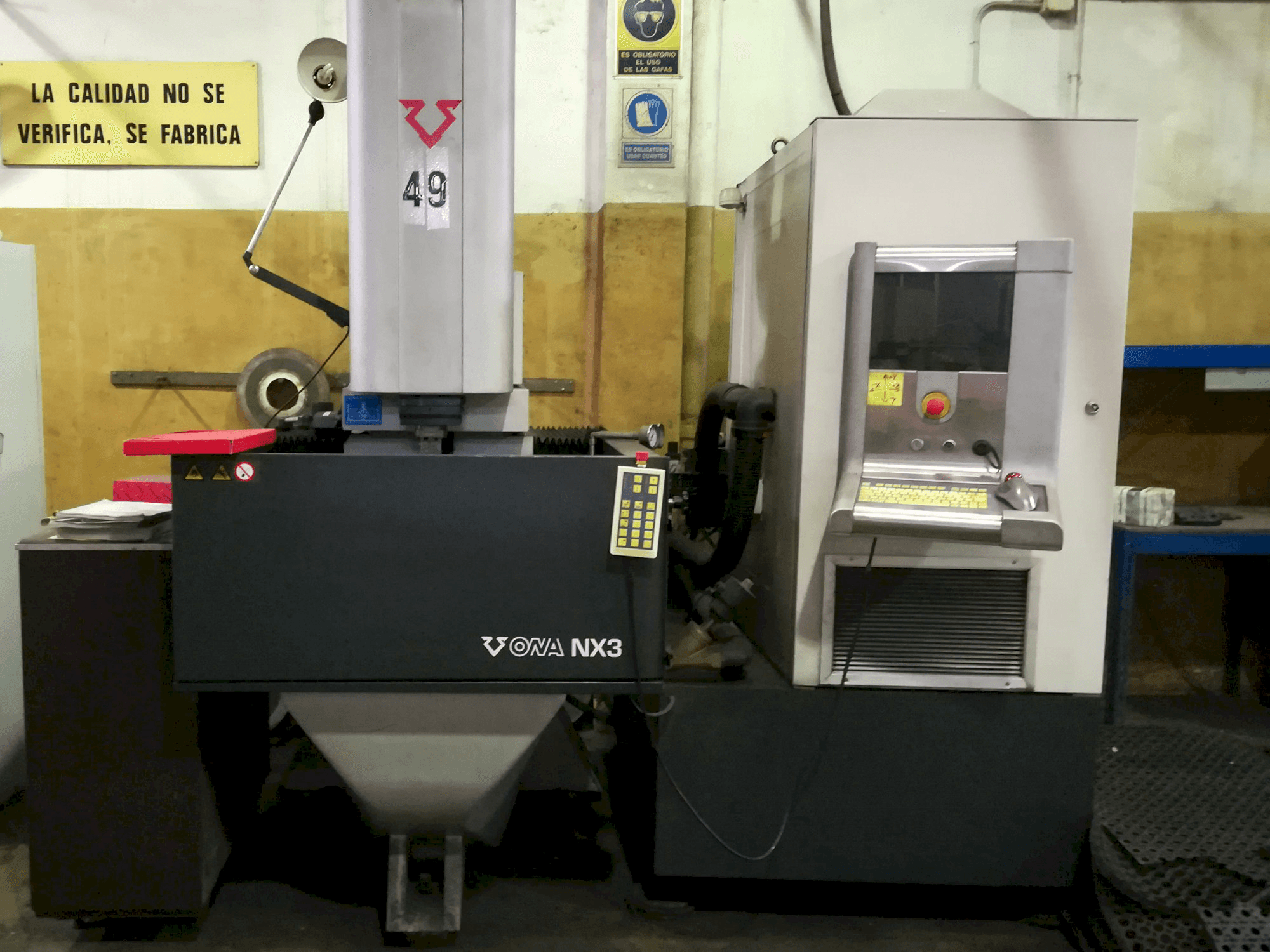 Vista Frontal da ONA NX3 máquina